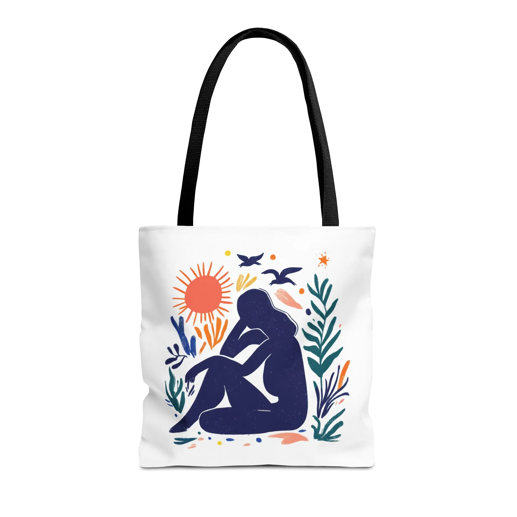 Boho Art Tote Bag, Versatile Eco-Friendly Carryall, Gift for Her, Summer Outing, Beach Bag, Reusable Shopping Tote - Image 9