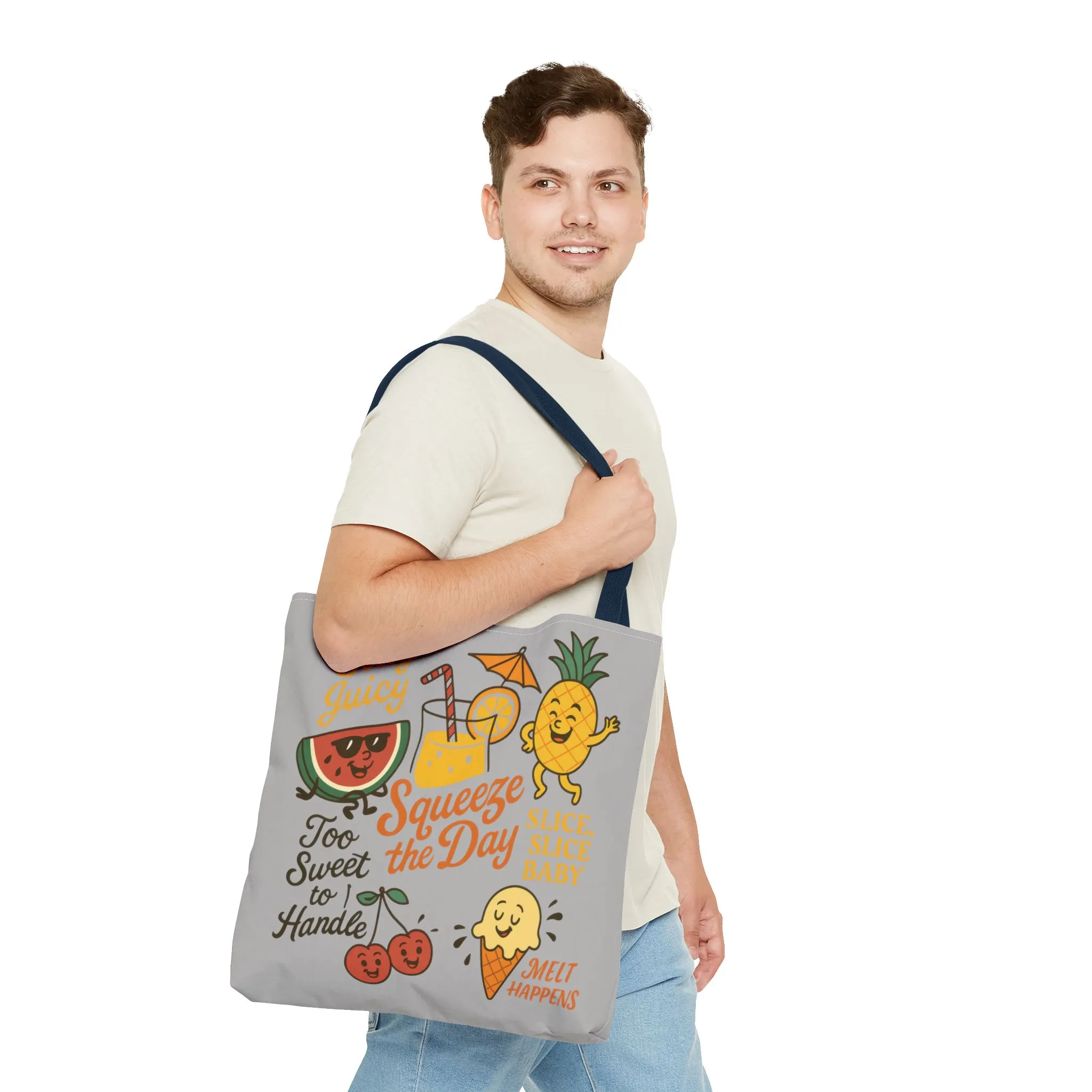 Juicy Summer Tote Bag, Fun Beach Carryall, Perfect for Grocery Shopping, Reusable Market Tote, Cute Gift for Fruit Lovers, Large Tote Bag - Image 33