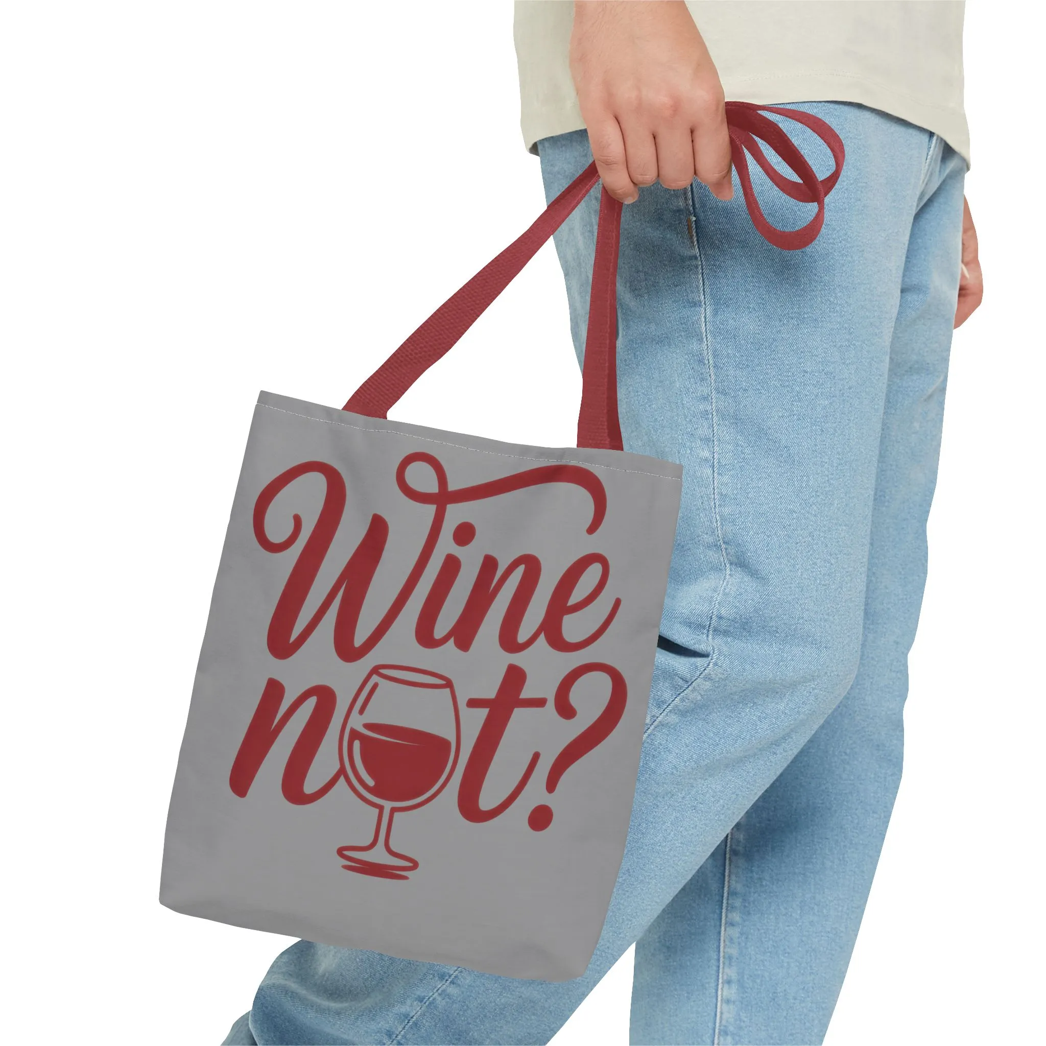 Wine Not? Tote Bag - Fun Wine Lover's Accessory for Parties, Gift for Wine Enthusiasts, Perfect for Grocery or Beach Outings, AOP Design - Image 28