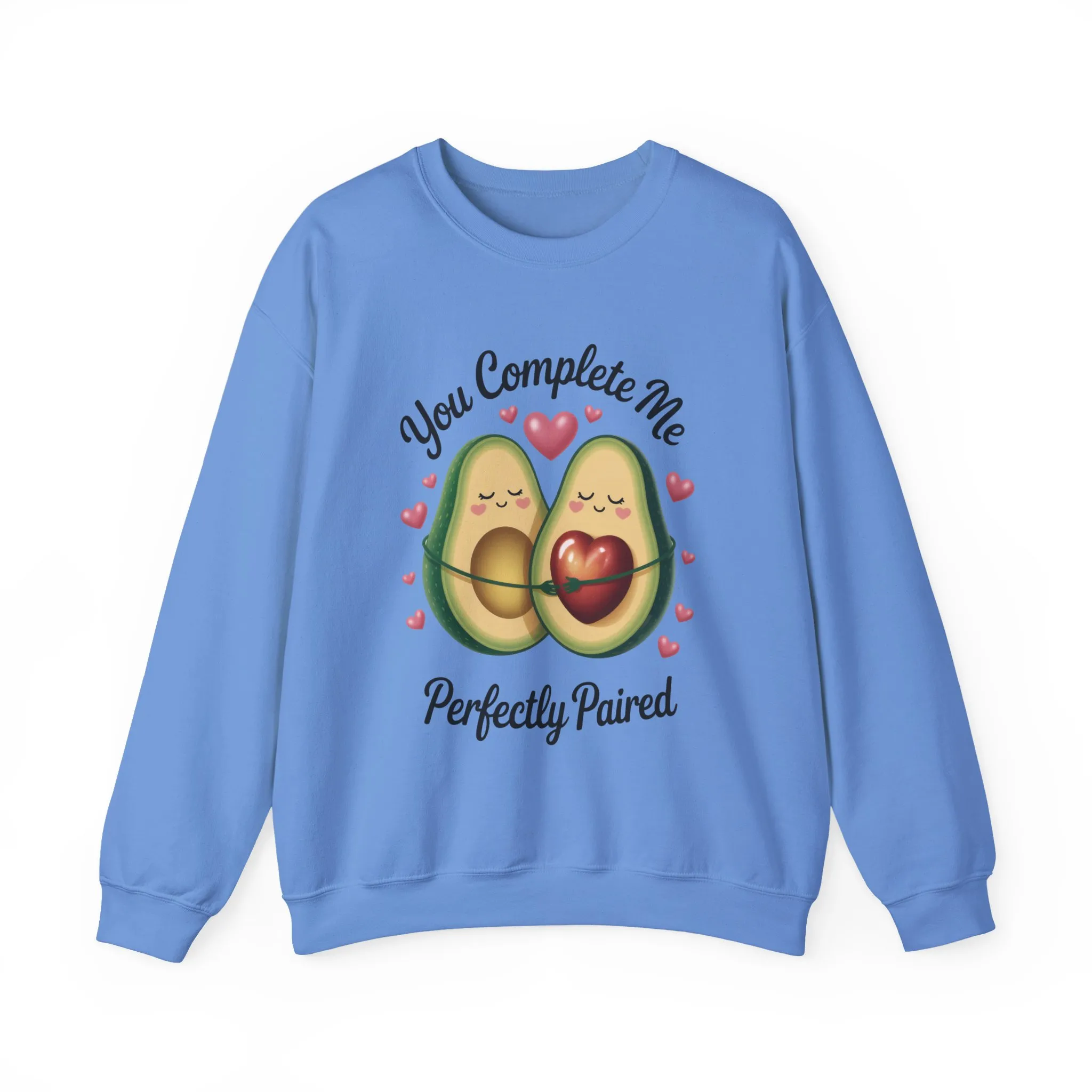 Cute Avocado Love Crewneck Sweatshirt, Sweatshirt for Couples, Perfect Gift for Valentines Day, Cozy Apparel, Avocado Lover Gift - Image 16