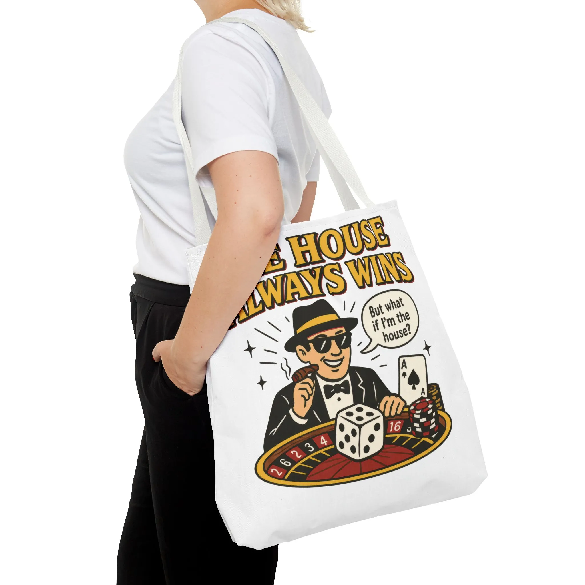 Casino Vibes Tote Bag, Fun Gift for Gamblers, Everyday Use, Travel Accessory, Stylish Shopping Bag, Unique Gambling Merch - Image 29