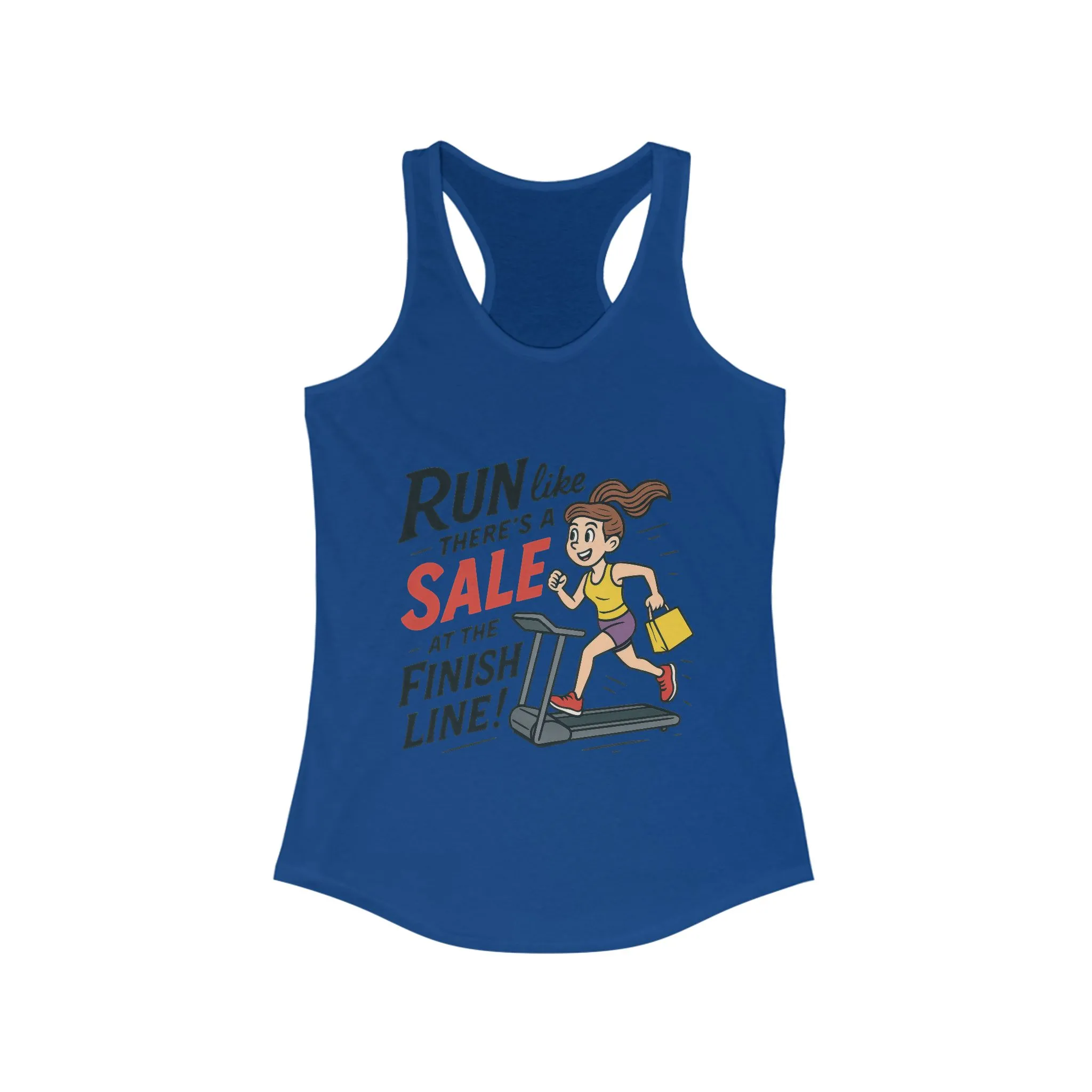Motivational Fitness Tank Top, Workout Shirt, Gym Tank, Funny Exercise Top, Funny Shopping and Running Tee, Treadmill Runner Shirt for Her - Image 13