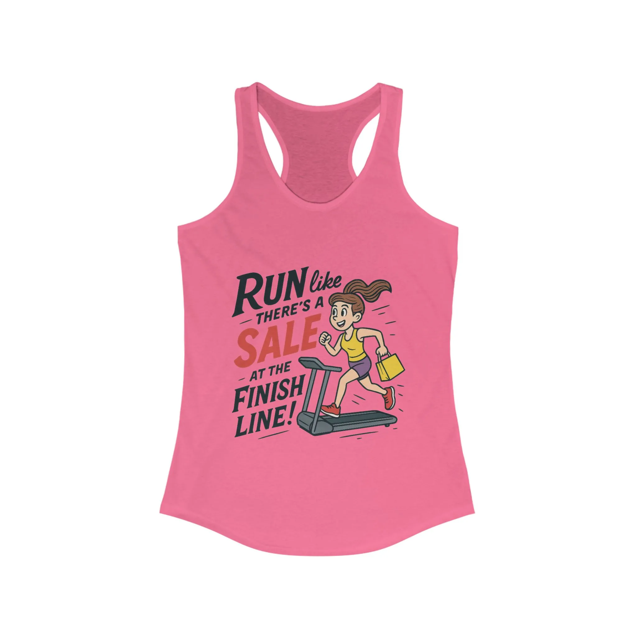 Motivational Fitness Tank Top, Workout Shirt, Gym Tank, Funny Exercise Top, Funny Shopping and Running Tee, Treadmill Runner Shirt for Her - Image 17