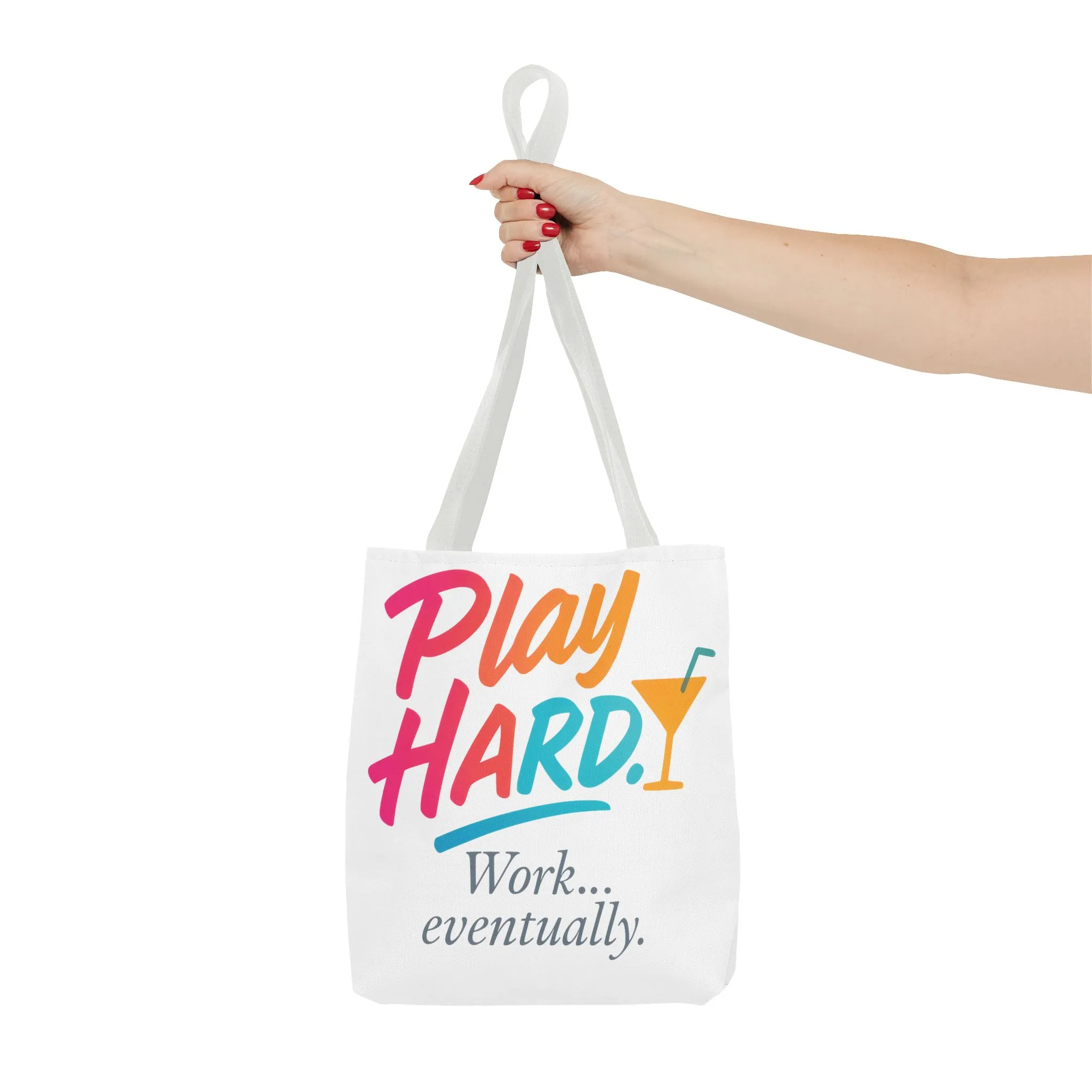 Play Hard Tote Bag - Fun, Stylish, Tote for Work & Play, Summer, Gift, Beach Bag, Everyday Carry, Beach Weekender Bag, large canvas bag - Image 24