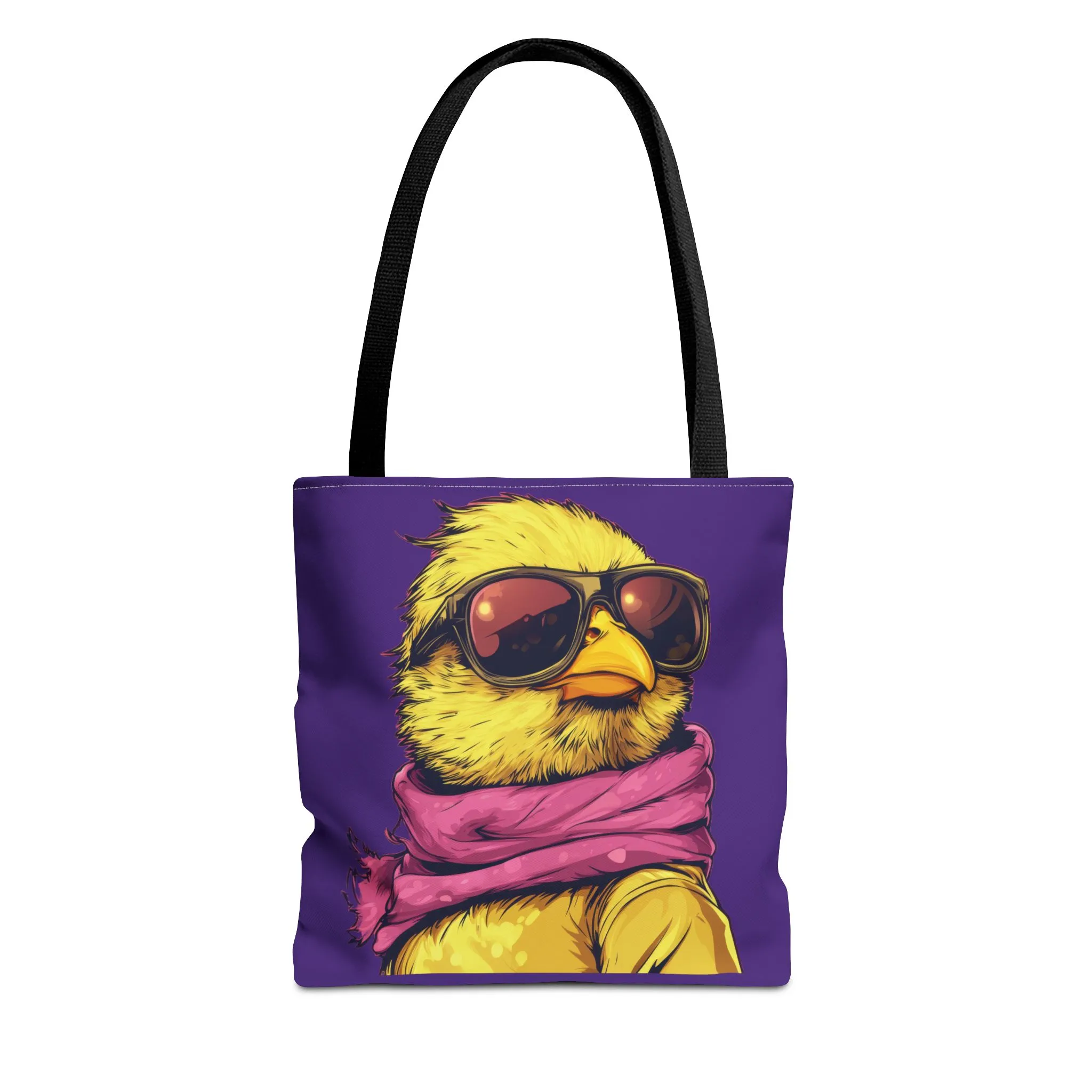 Chic Bird Tote Bag, Trendy Shopping Tote, Eco-friendly Bag, Gift for Animal Lovers, Summer Accessory, Beach Weekender Bag, Large Canvas Bag - Image 6