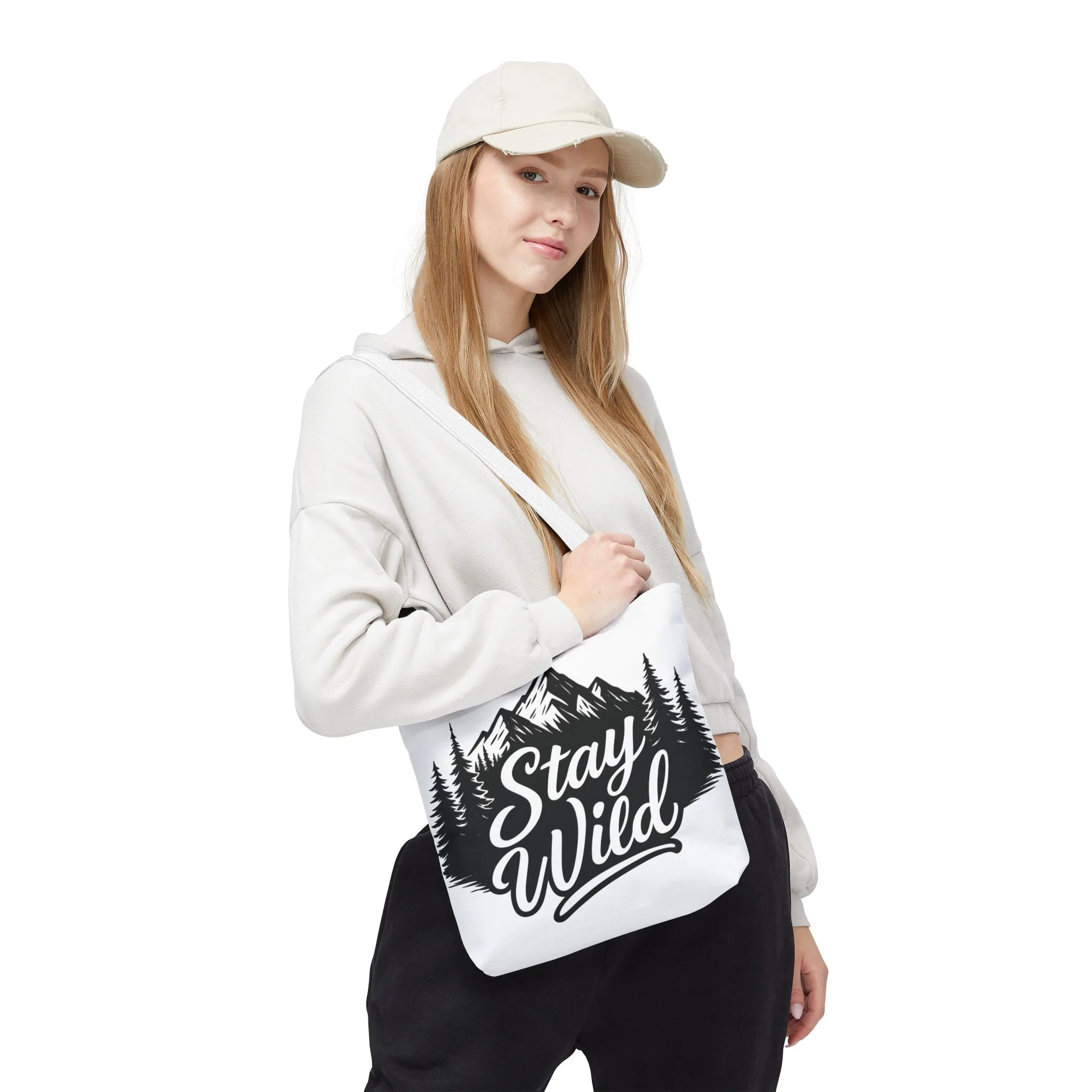 Stay Wild Tote Bag | Eco-friendly Shopping Bag, Adventure Tote, Outdoor Enthusiast Gift, Stylish Carryall, Perfect for Summer Adventures - Image 30