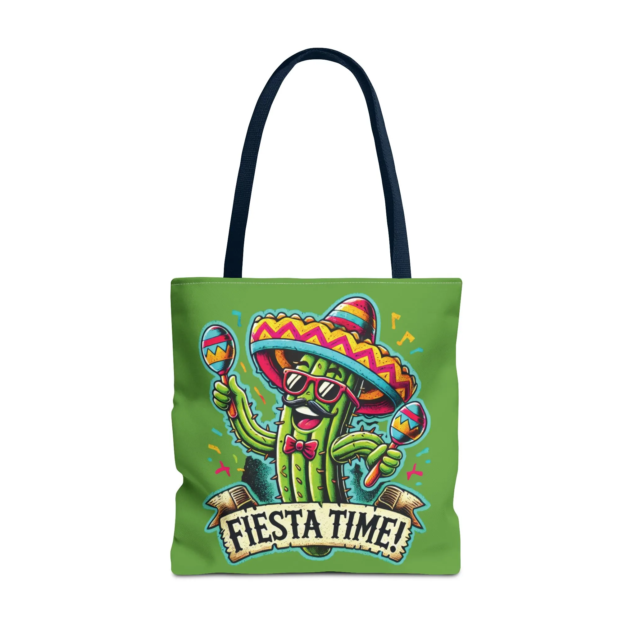Fiesta Time Cactus Tote Bag, Funny Mexican Party Gift, Sombrero Maracas Print, Cinco de Mayo Bag, Summer Festival Tote, Beach Bag, Shopping - Image 33