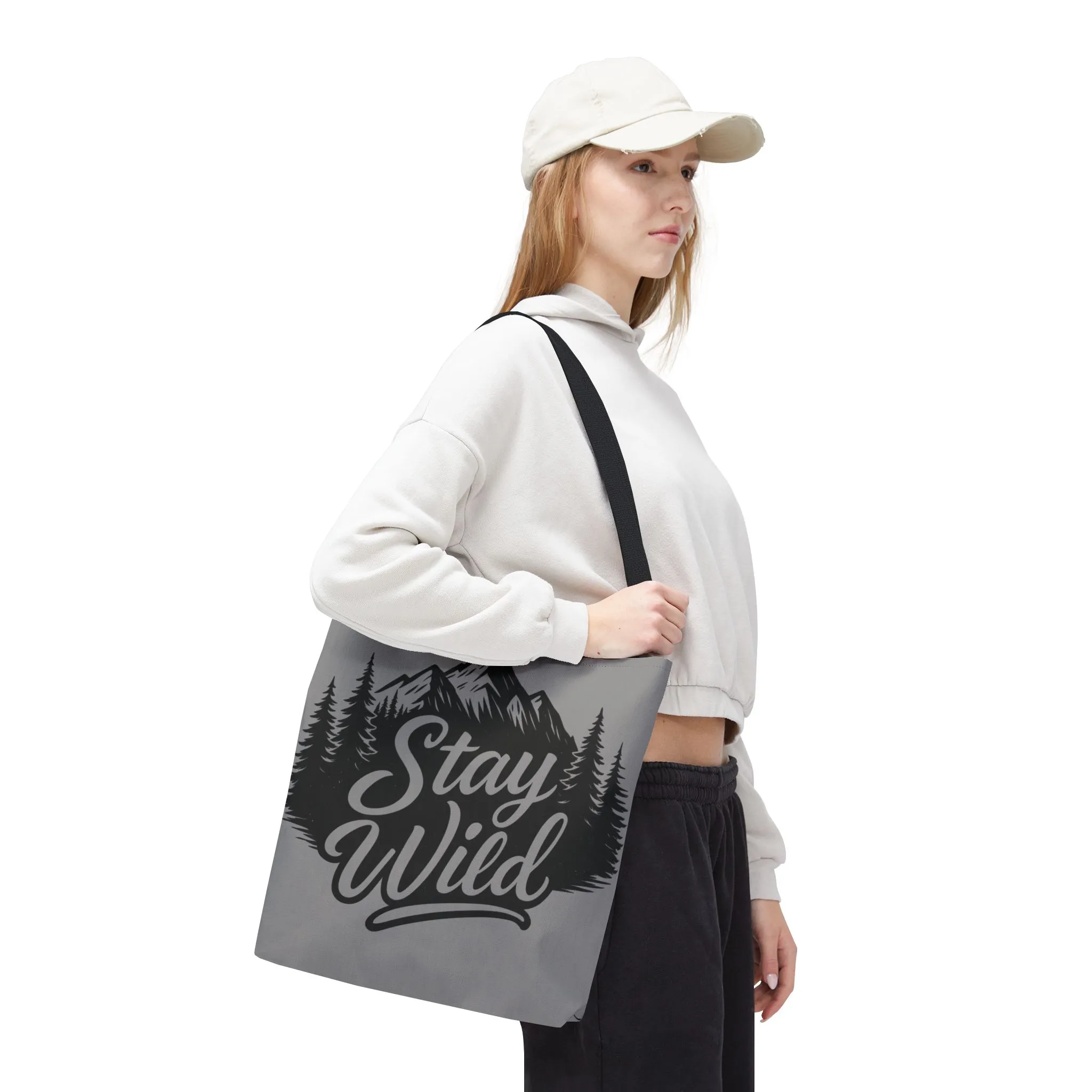 Stay Wild Tote Bag | Eco-friendly Shopping Bag, Adventure Tote, Outdoor Enthusiast Gift, Stylish Carryall, Perfect for Summer Adventures - Image 15