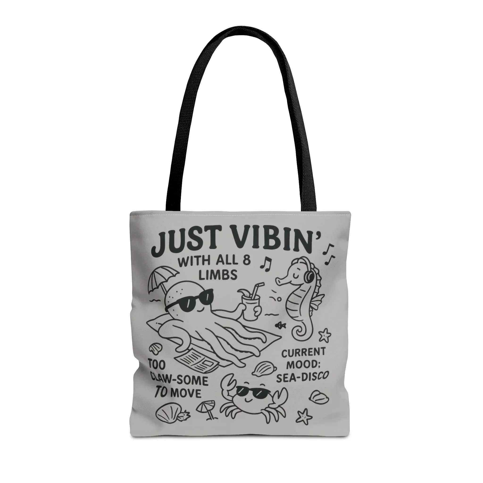 Fun Sea-Themed Tote Bag, Beach Accessories, Summer Vibes, Gift for Ocean Lovers, Reusable Shopping Bag, Cute Beach Tote - Image 11