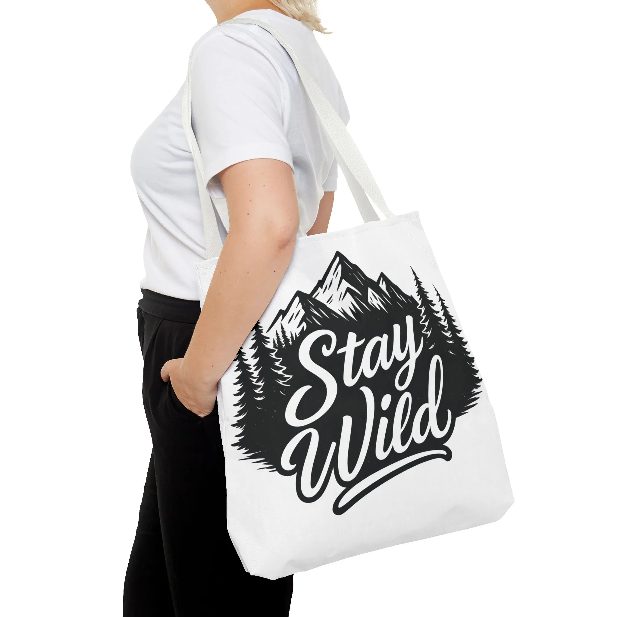 Stay Wild Tote Bag | Eco-friendly Shopping Bag, Adventure Tote, Outdoor Enthusiast Gift, Stylish Carryall, Perfect for Summer Adventures - Image 19