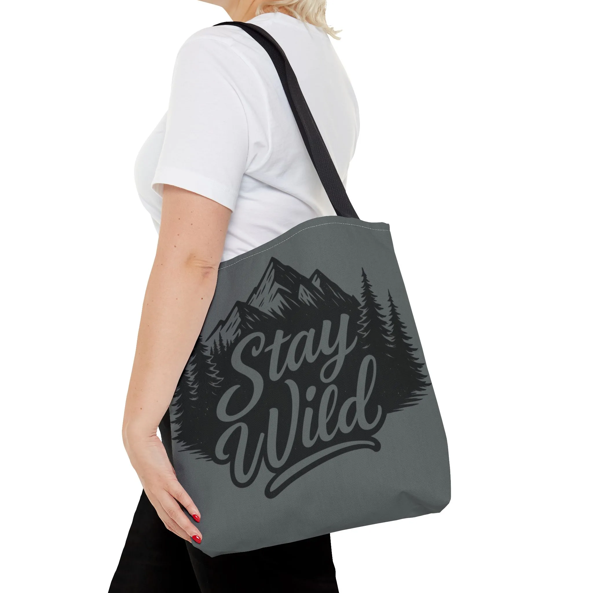 Stay Wild Tote Bag | Eco-friendly Shopping Bag, Adventure Tote, Outdoor Enthusiast Gift, Stylish Carryall, Perfect for Summer Adventures - Image 4