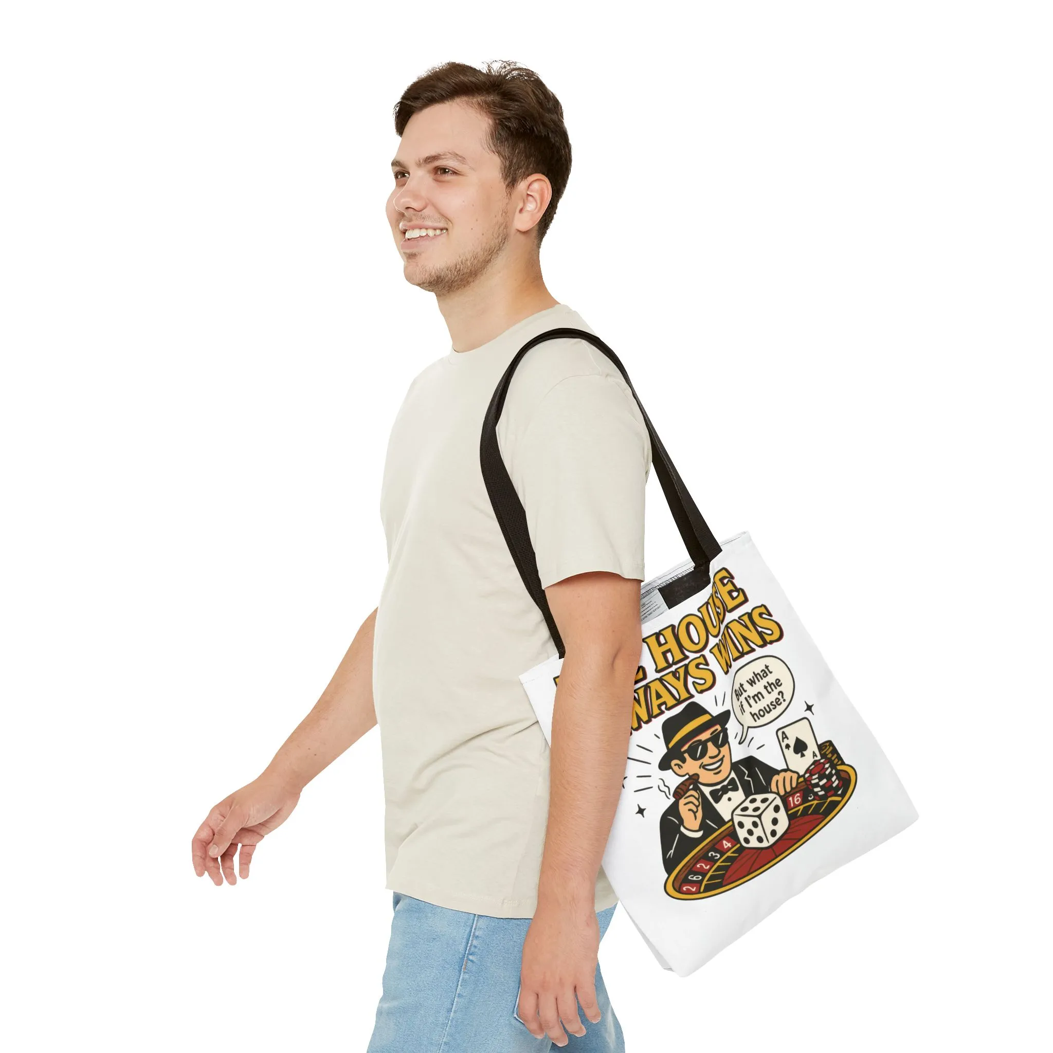 Casino Vibes Tote Bag, Fun Gift for Gamblers, Everyday Use, Travel Accessory, Stylish Shopping Bag, Unique Gambling Merch - Image 13