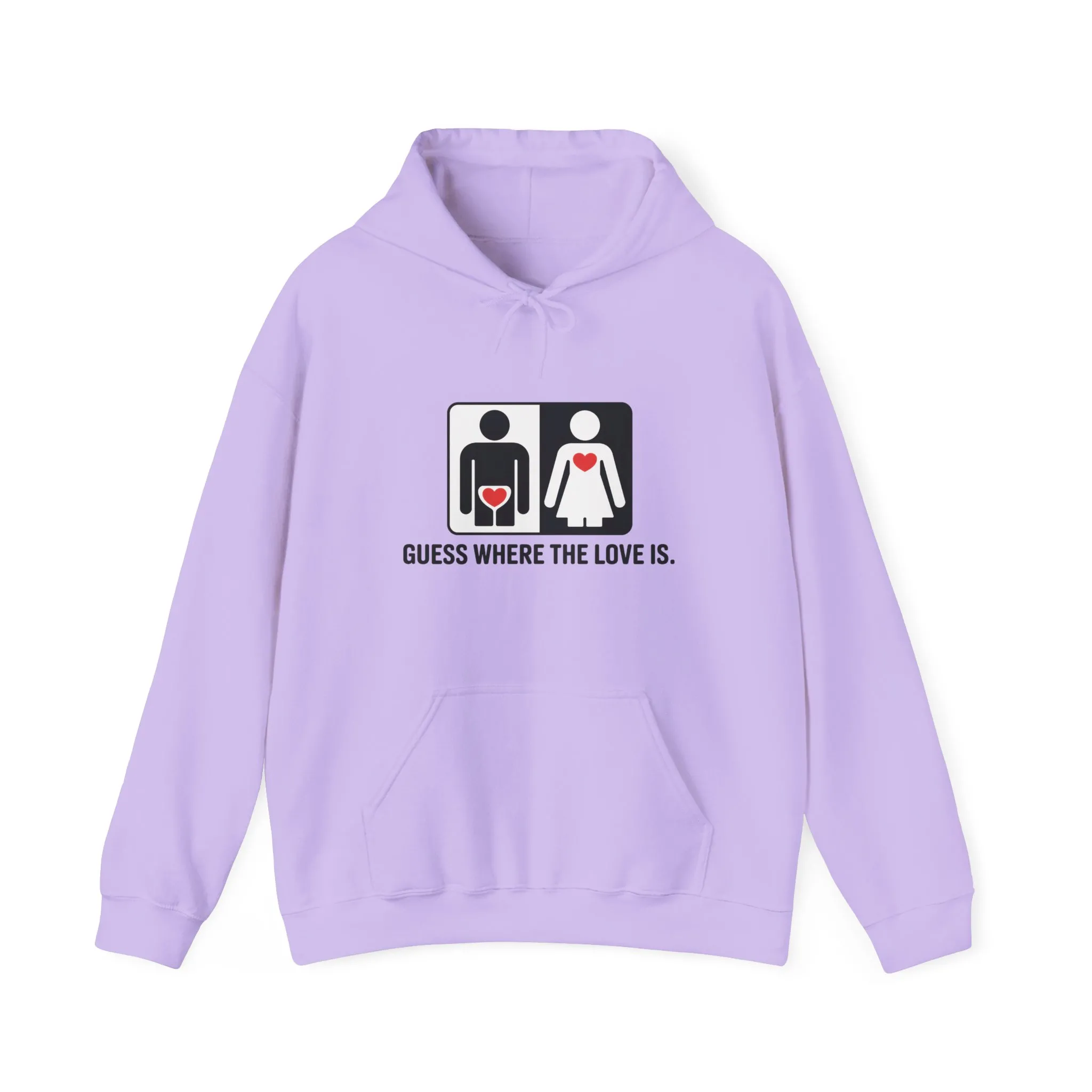 Guess Where the Love Is Hoodie, Cute Couples Hoodie, Valentines Day Gift, Matching Outfits, Witty Relationship Hoodie, Love Joke Graphic - Image 29
