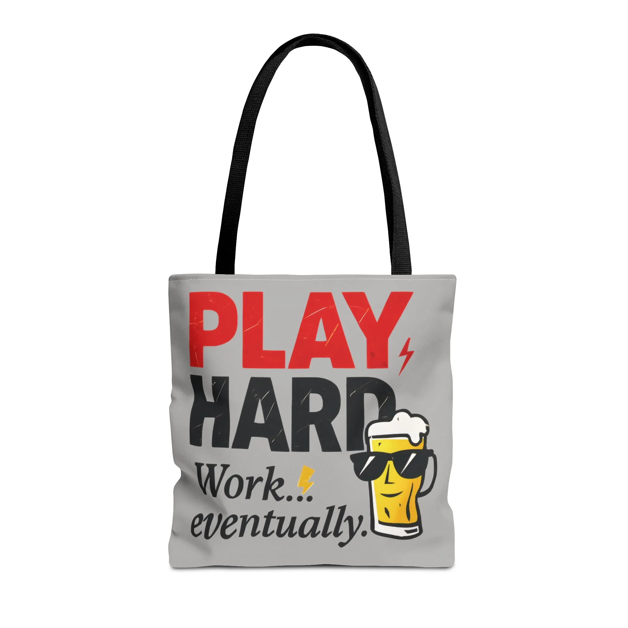 Play Hard Tote Bag - Fun, Stylish, Tote for Work & Play, Summer, Gift, Beach Bag, Everyday Carry, Beach Weekender Bag, large canvas bag - Image 11