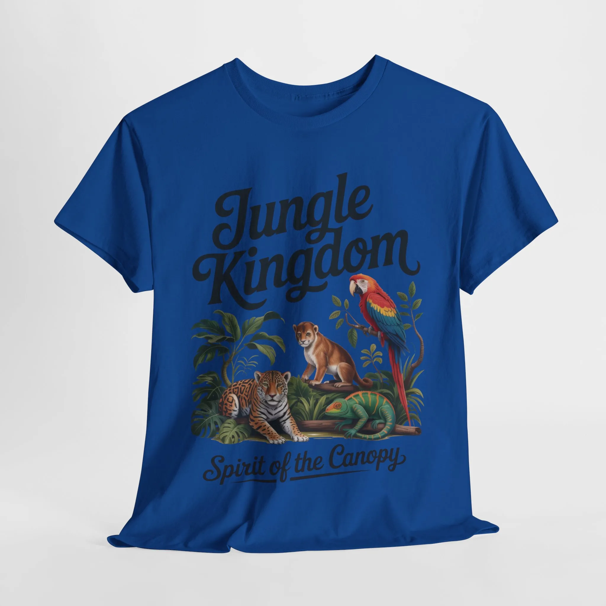 Mens Jungle Kingdom Tee - Nature Lover T-Shirt, Animal Graphic Tee, Eco-Friendly Gift, Summer Fashion, Adventure Outfit - Image 37