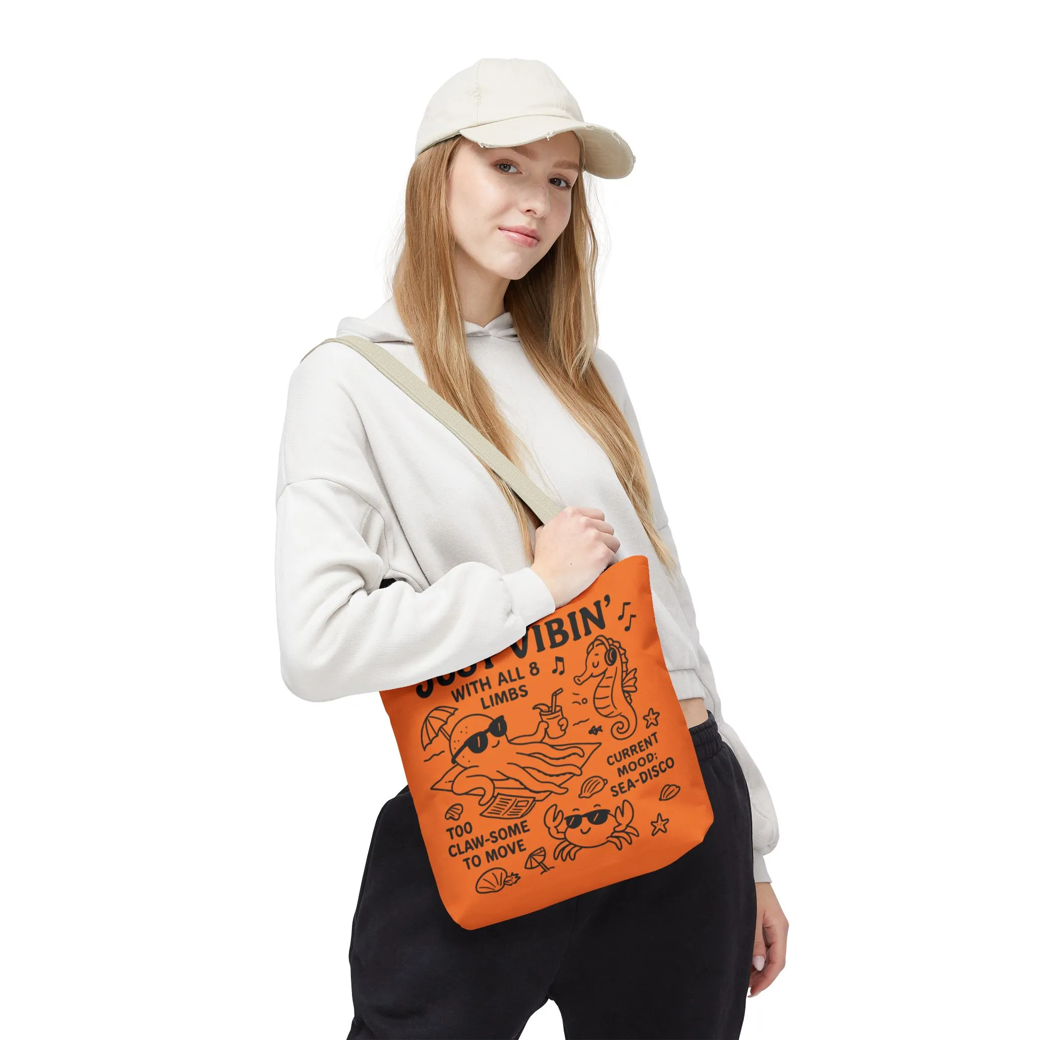 Fun Sea-Themed Tote Bag, Beach Accessories, Summer Vibes, Gift for Ocean Lovers, Reusable Shopping Bag, Cute Beach Tote - Image 20