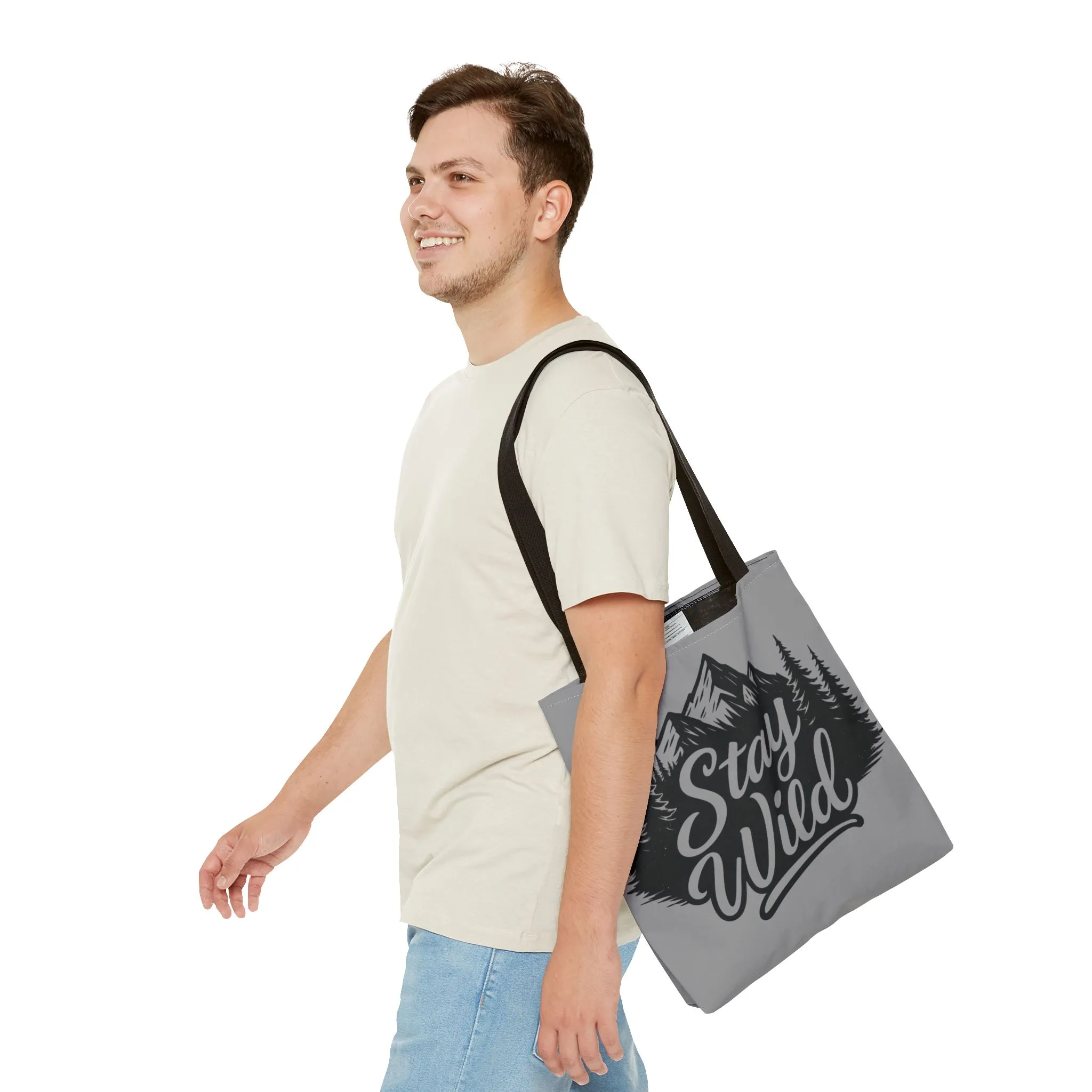 Stay Wild Tote Bag | Eco-friendly Shopping Bag, Adventure Tote, Outdoor Enthusiast Gift, Stylish Carryall, Perfect for Summer Adventures - Image 13