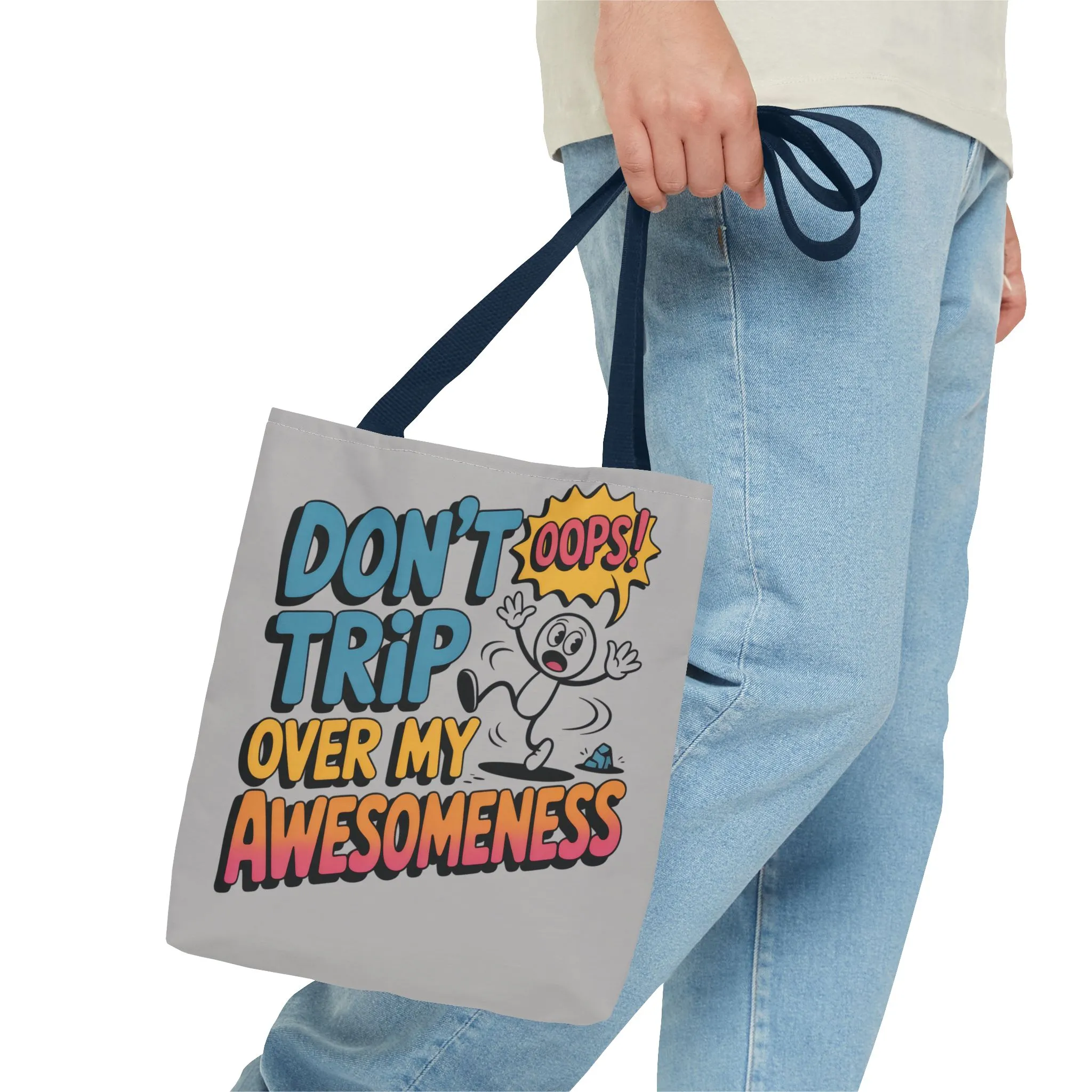Funny Tote Bag - "Don't Trip Over My Awesomeness" - Perfect for Gifts, Beach Days, Shopping, & More!, , Large Tote Bag, beach weekender bag - Image 28