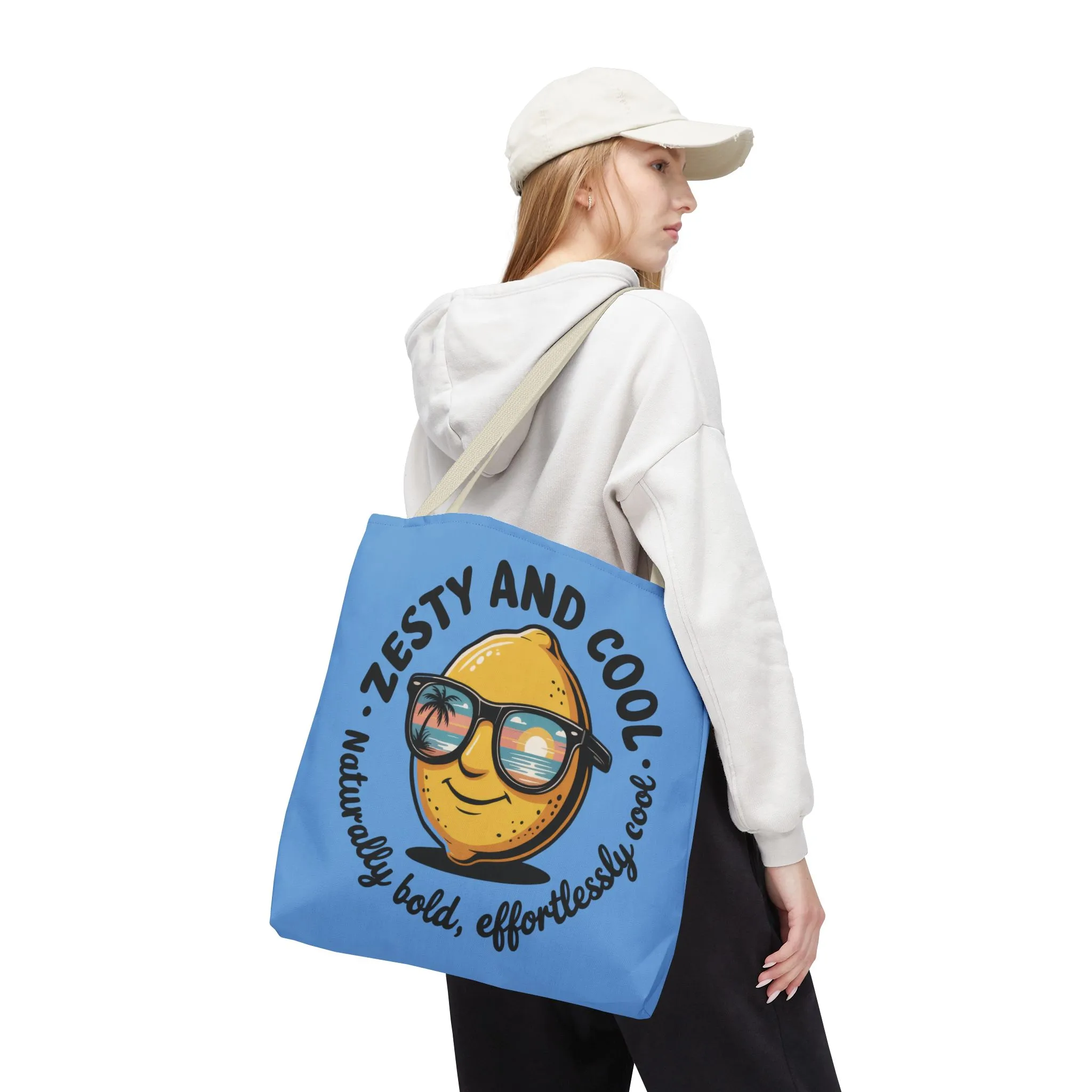 Zesty Lemon Tote Bag - Fun & Bold Carry-All for Everyday Use, Summer, Beach Days, Gifts, Eco-Friendly Shopping, Large Tote Bag - Image 30