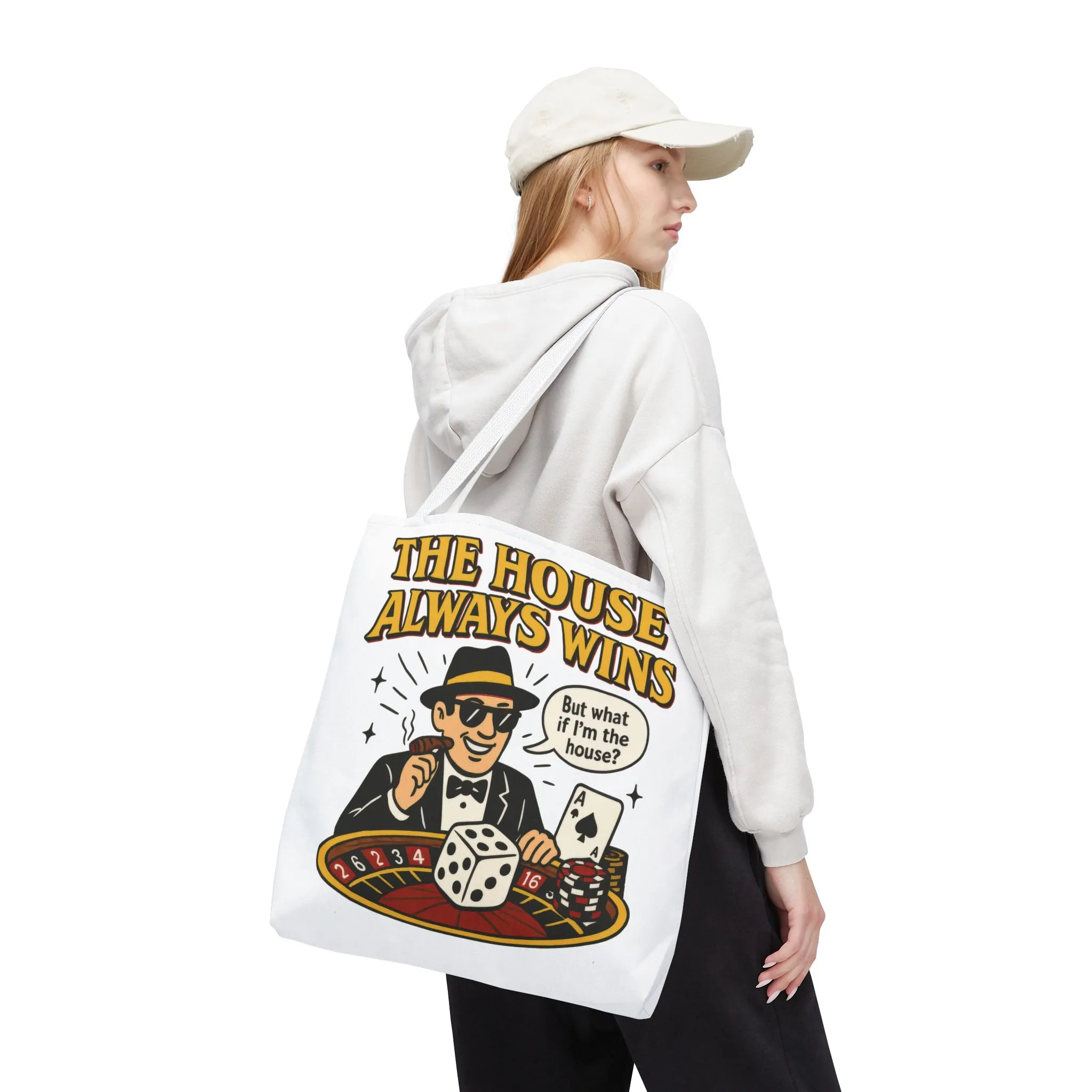 Casino Vibes Tote Bag, Fun Gift for Gamblers, Everyday Use, Travel Accessory, Stylish Shopping Bag, Unique Gambling Merch - Image 30