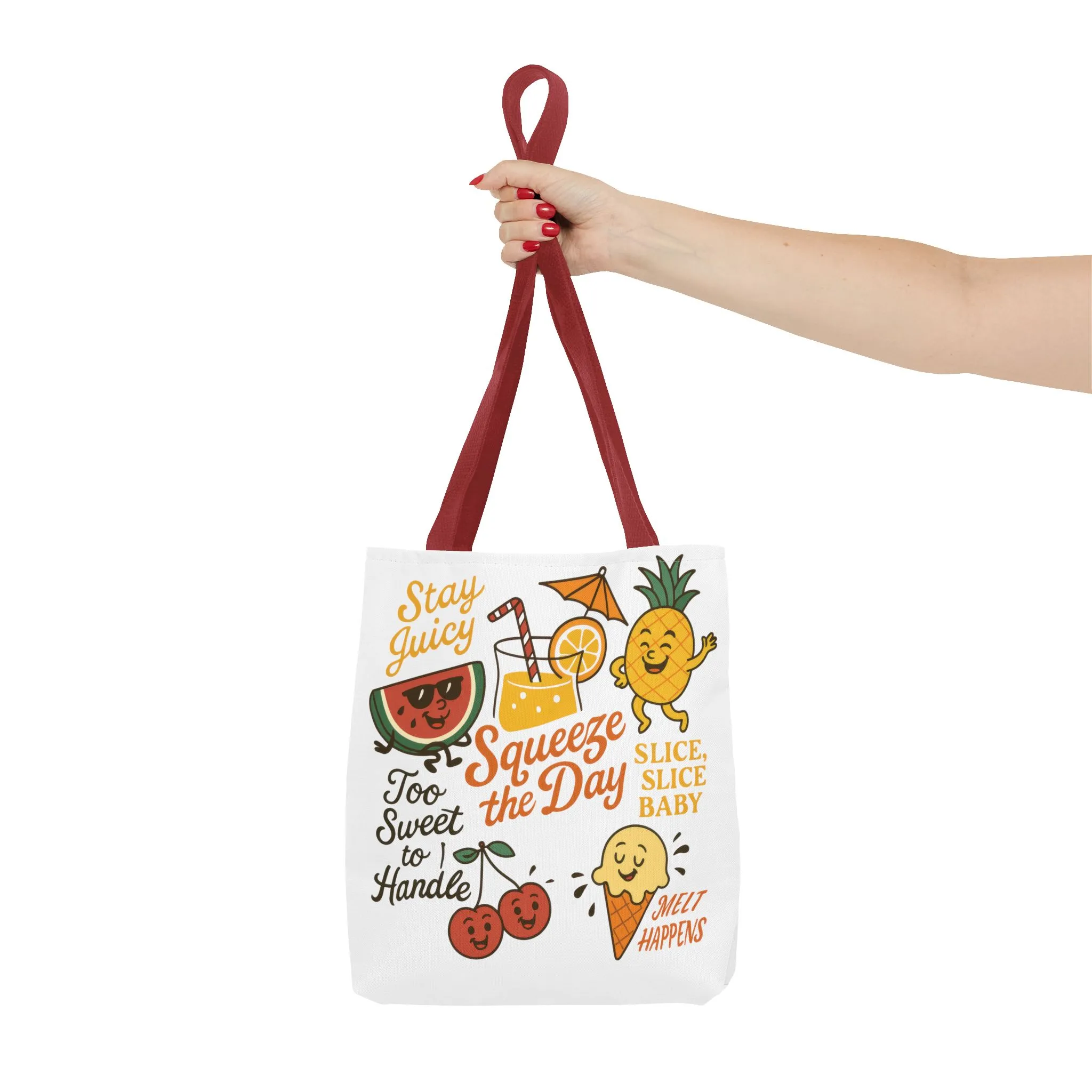 Juicy Summer Tote Bag, Fun Beach Carryall, Perfect for Grocery Shopping, Reusable Market Tote, Cute Gift for Fruit Lovers, Large Tote Bag - Image 54