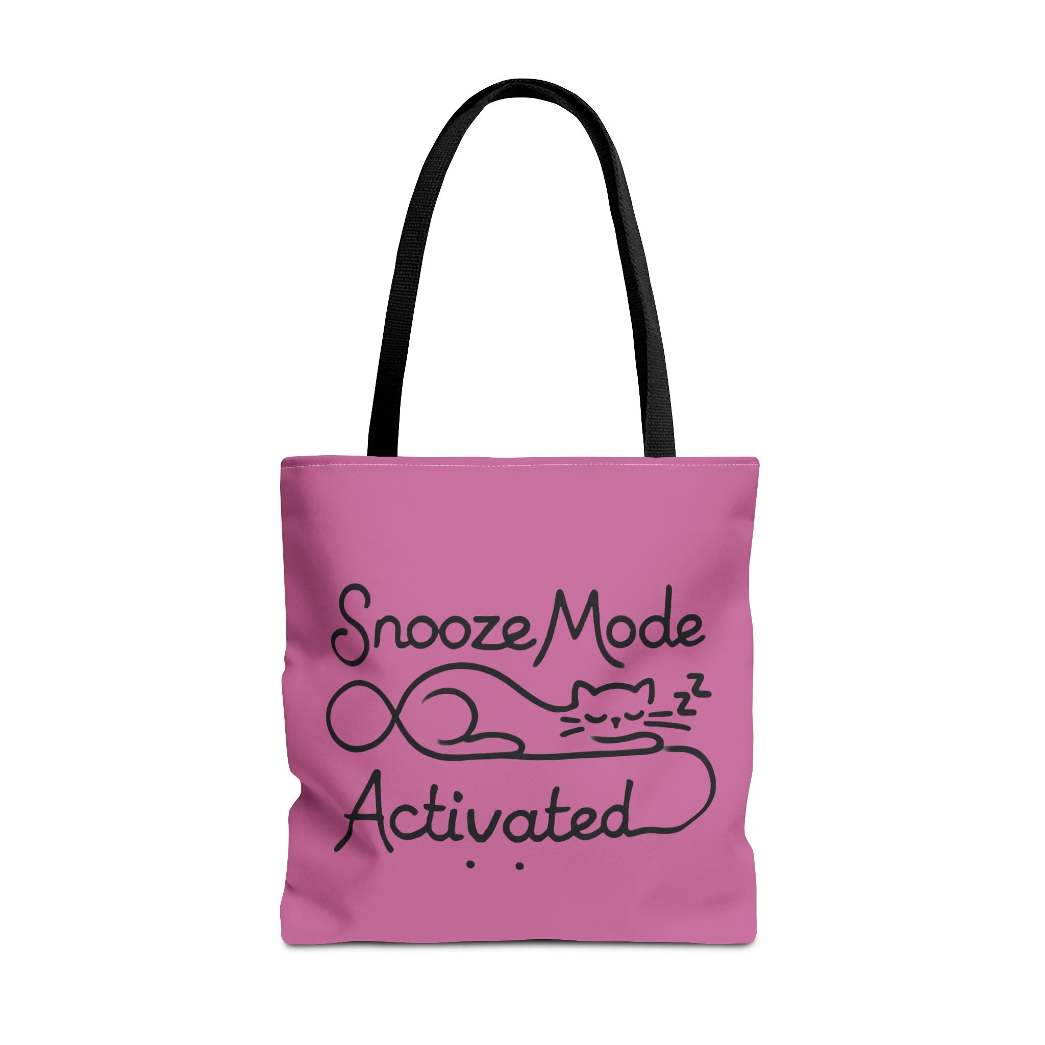 Sleepy Cat Tote Bag - Snooze Mode Activated, Cute Cat Lover Gift, Lounge Essential, Beach, Grocery, Everyday Use, Beach Weekender Bag - Image 2