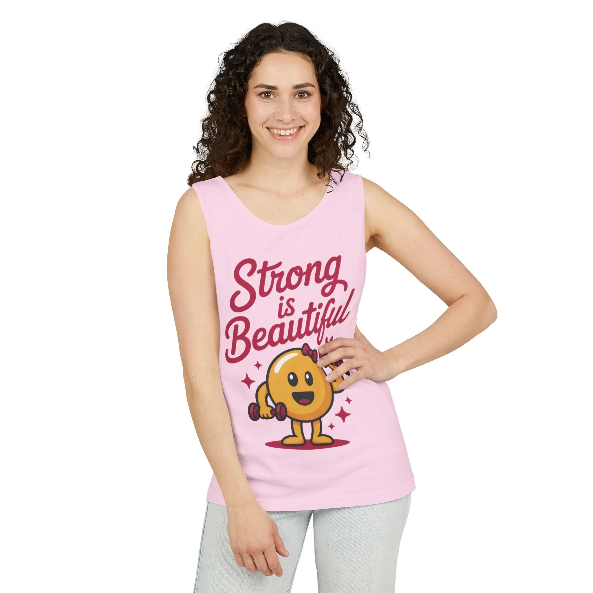 Strong is Beautiful Womens Tank Top, Cute Fitness and Gym Motivation Shirt, Workout Shirt, Exercise Top, Gift for Her, SummerActivewear - Image 20