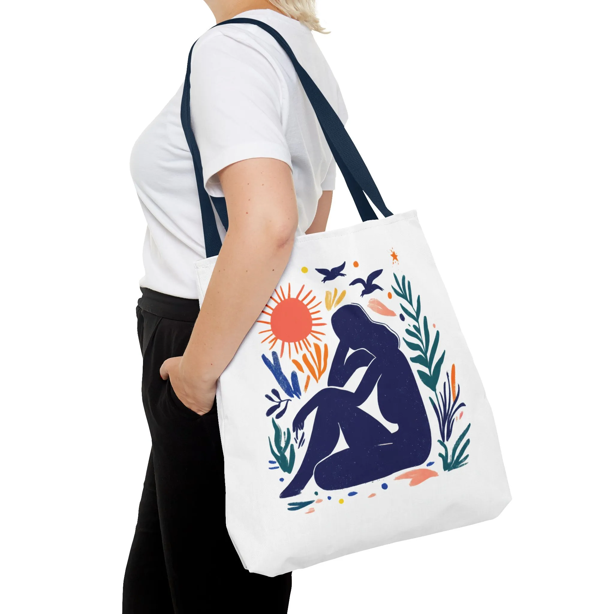 Boho Art Tote Bag, Versatile Eco-Friendly Carryall, Gift for Her, Summer Outing, Beach Bag, Reusable Shopping Tote - Image 60