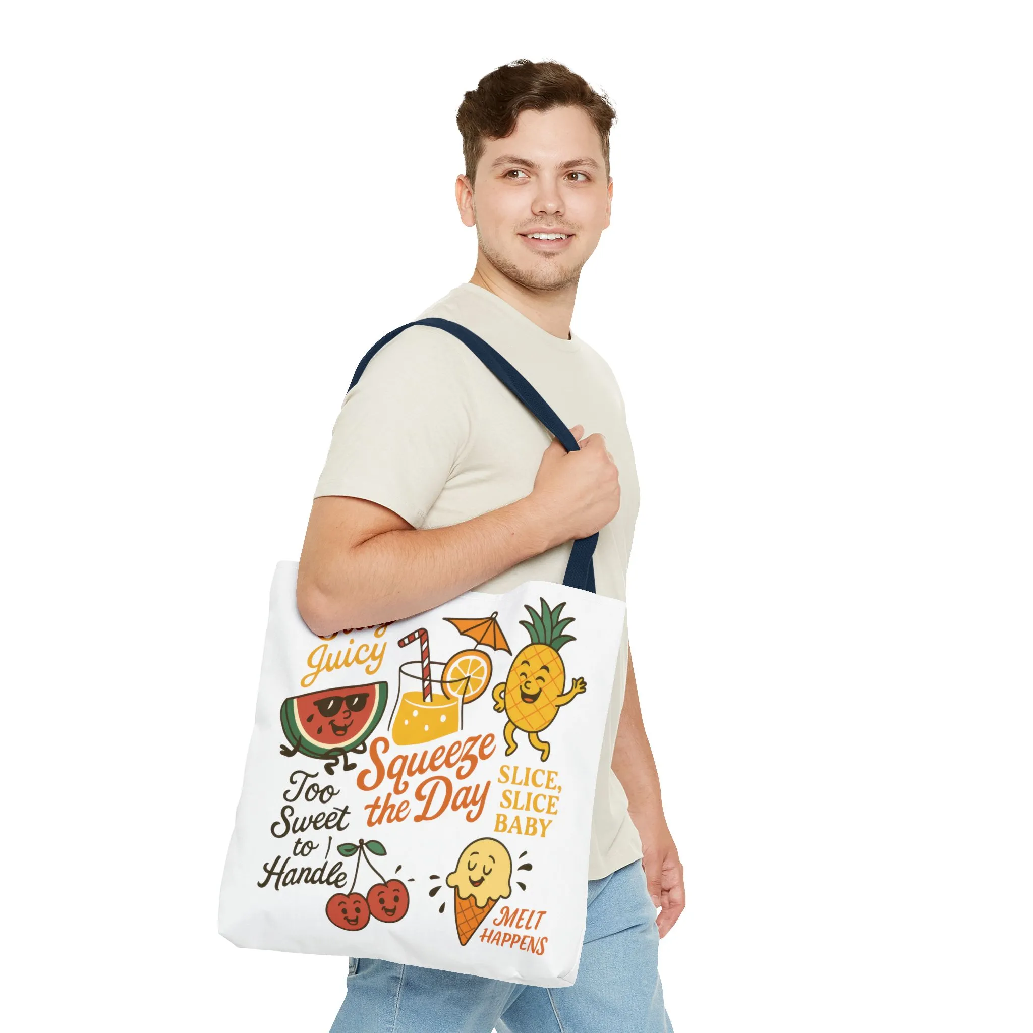 Juicy Summer Tote Bag, Fun Beach Carryall, Perfect for Grocery Shopping, Reusable Market Tote, Cute Gift for Fruit Lovers, Large Tote Bag - Image 33
