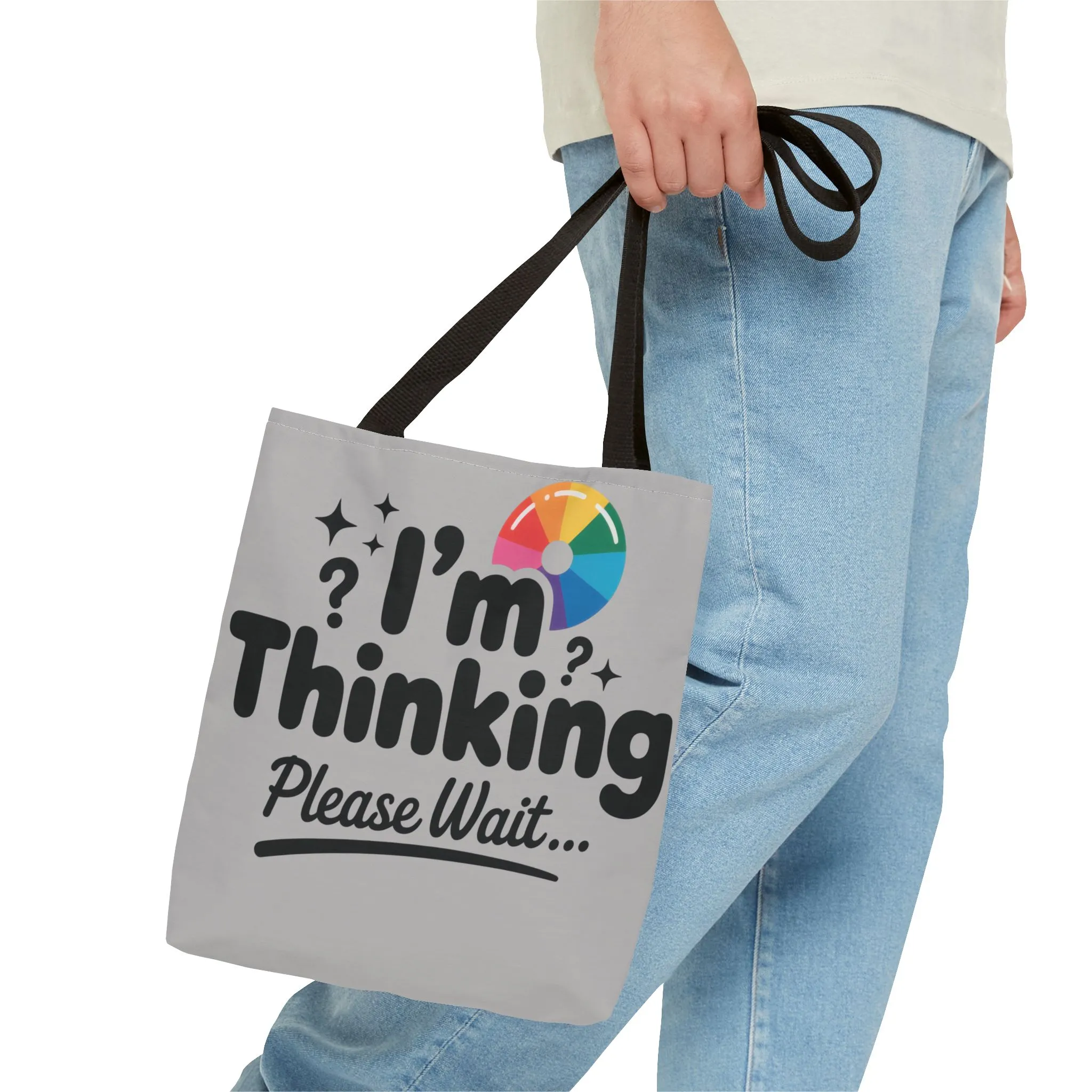 Whimsical Thinking Tote Bag, Funny Gift, Carry-All for Daily Use, Ideal for Birthdays and Graduations, Work or School Tote for Women and Men - Image 8