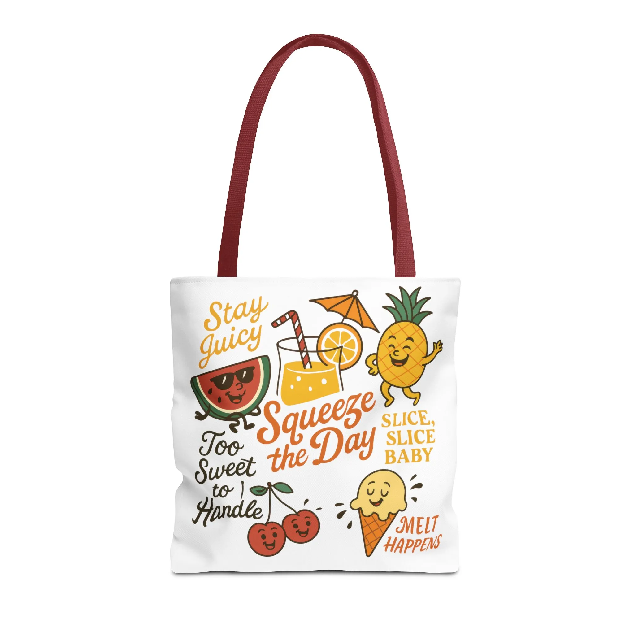 Juicy Summer Tote Bag, Fun Beach Carryall, Perfect for Grocery Shopping, Reusable Market Tote, Cute Gift for Fruit Lovers, Large Tote Bag - Image 56