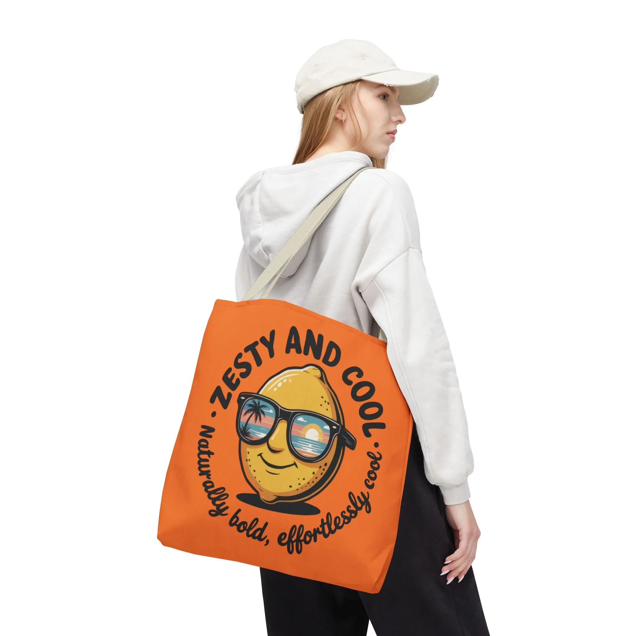 Zesty Lemon Tote Bag - Fun & Bold Carry-All for Everyday Use, Summer, Beach Days, Gifts, Eco-Friendly Shopping, Large Tote Bag - Image 30