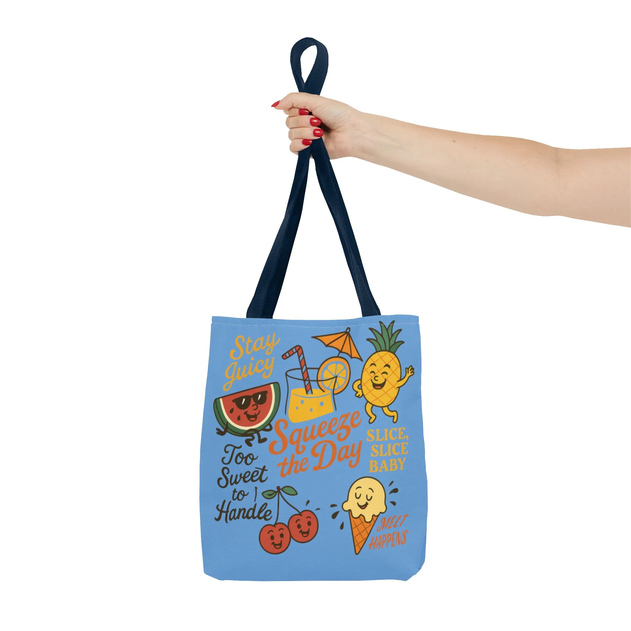 Juicy Summer Tote Bag, Fun Beach Carryall, Perfect for Grocery Shopping, Reusable Market Tote, Cute Gift for Fruit Lovers, Large Tote Bag - Image 24