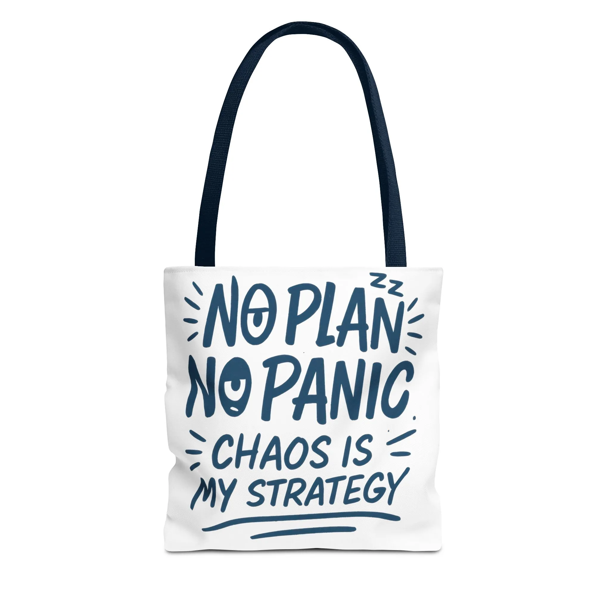 Funny Quote Tote Bag, Reusable Grocery Bag, Gift for Students, Beach Tote, Everyday Tote, Chaos Strategy Bag, Unique Shopping Bag - Image 21