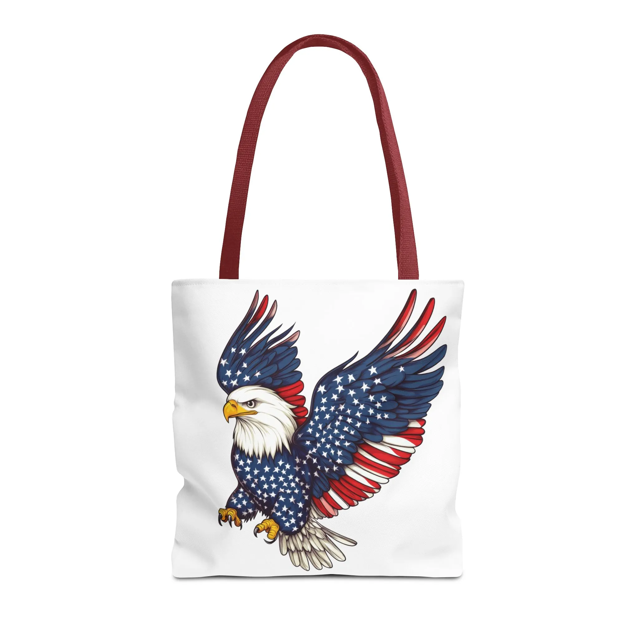 Patriotic Eagle Tote Bag, AOP, Perfect for July 4th, Festivals, Eco-Friendly Shopping, Gift for Nature Lovers, large canvas bag, beach bag - Image 9