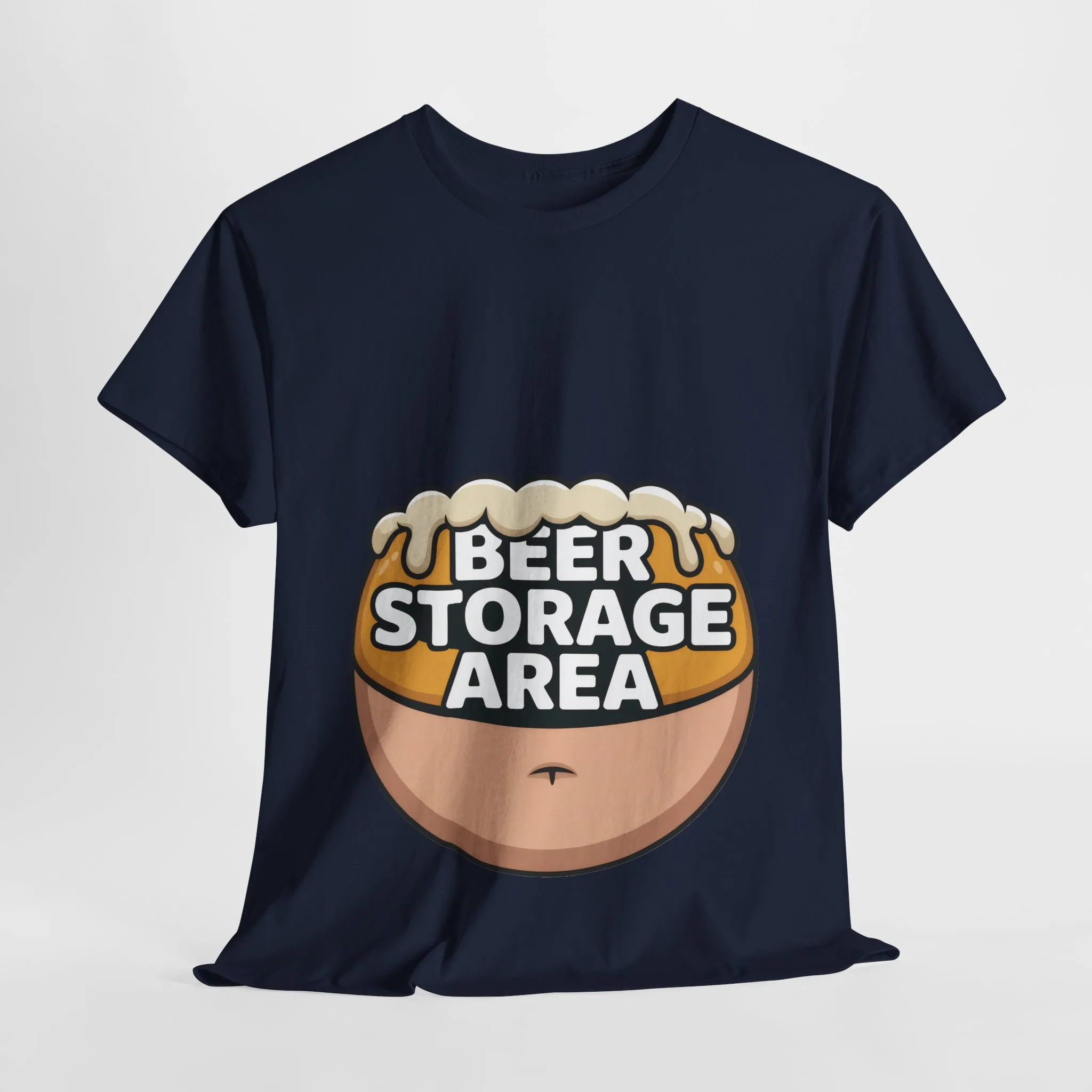 Funny Beer Belly T-Shirt, Beer Storage Area Graphic Tee for Men, Dad Bod Humor Shirt, Beer Lovers Gift, Drinking Gift, Party Apparel - Image 22