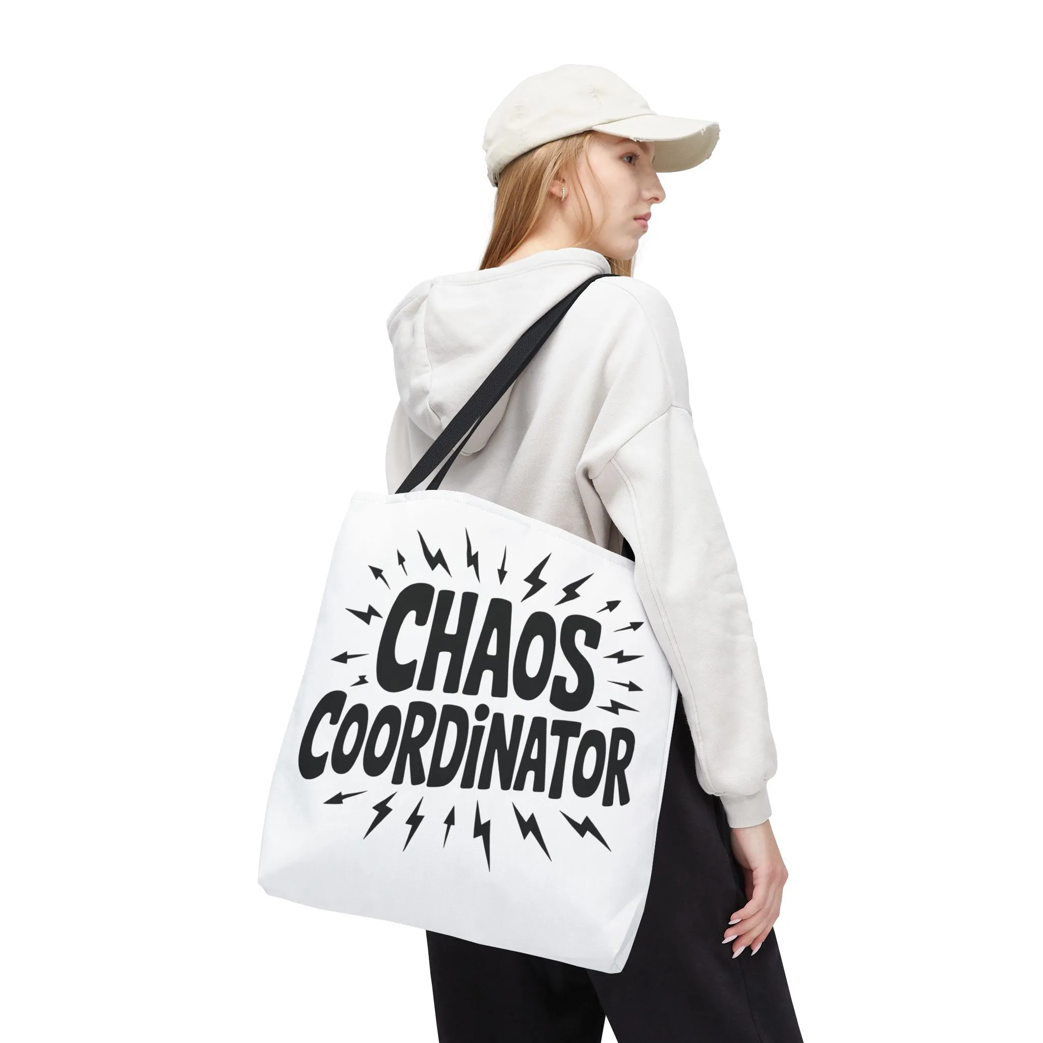Chaos Coordinator Tote Bag, Fun Carryall for Busy Moms, Students, or Event Planners, Perfect Gift, Beach Weekender Bag, Large Tote Bag - Image 10