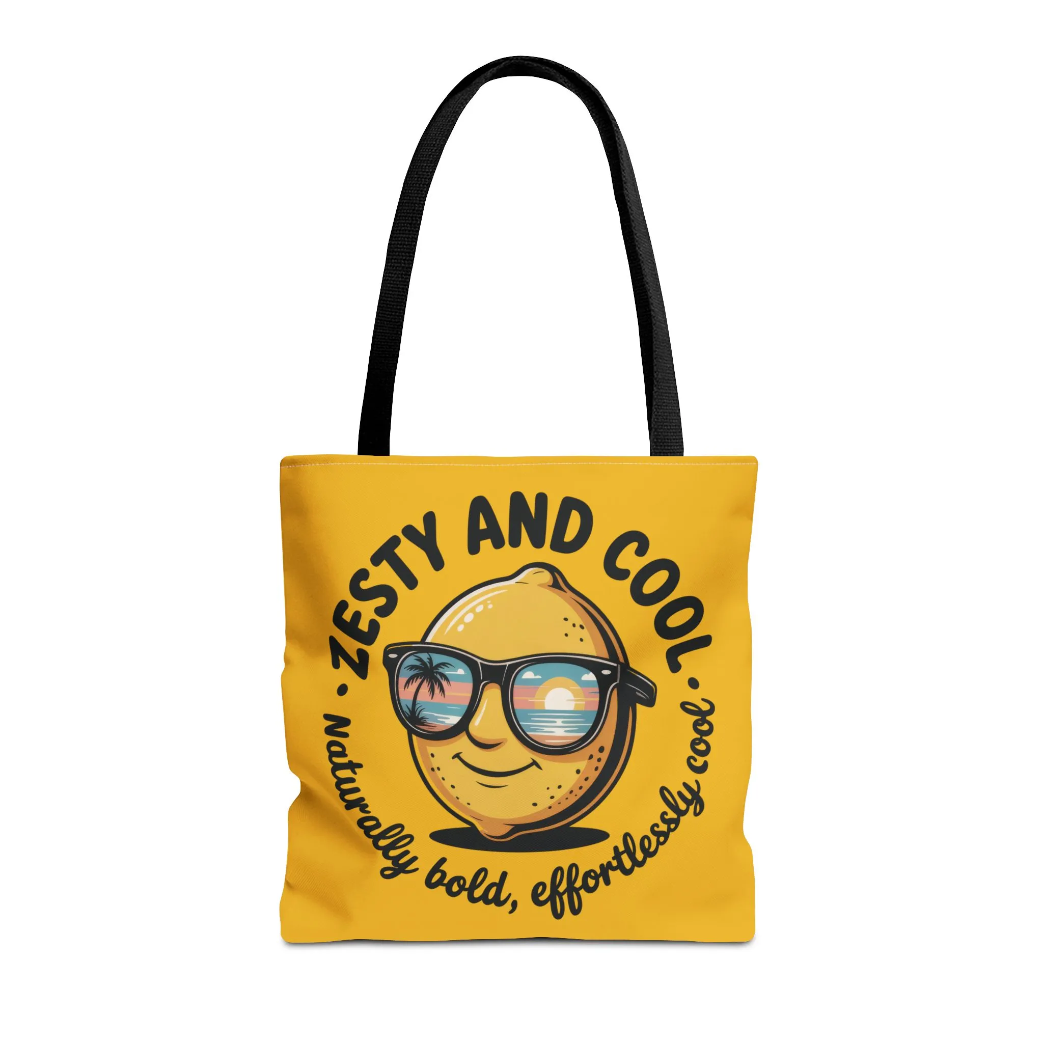 Zesty Lemon Tote Bag - Fun & Bold Carry-All for Everyday Use, Summer, Beach Days, Gifts, Eco-Friendly Shopping, Large Tote Bag - Image 11