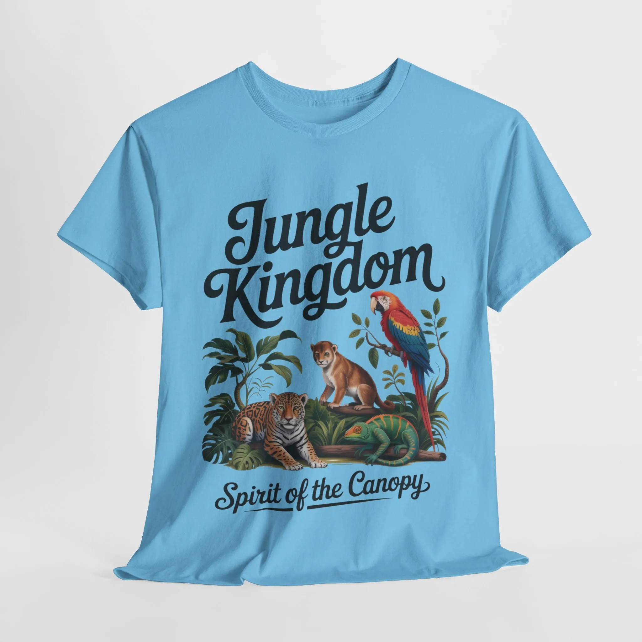 Womens Jungle Kingdom Tee - Nature Lover T-Shirt, Animal Graphic Tee, Eco-Friendly Gift, Summer Fashion, Adventure Outfit - Image 10