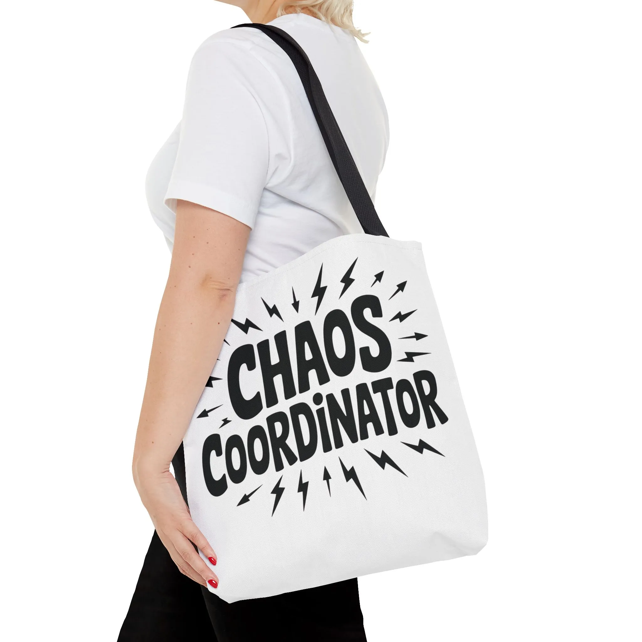 Chaos Coordinator Tote Bag, Fun Carryall for Busy Moms, Students, or Event Planners, Perfect Gift, Beach Weekender Bag, Large Tote Bag - Image 4