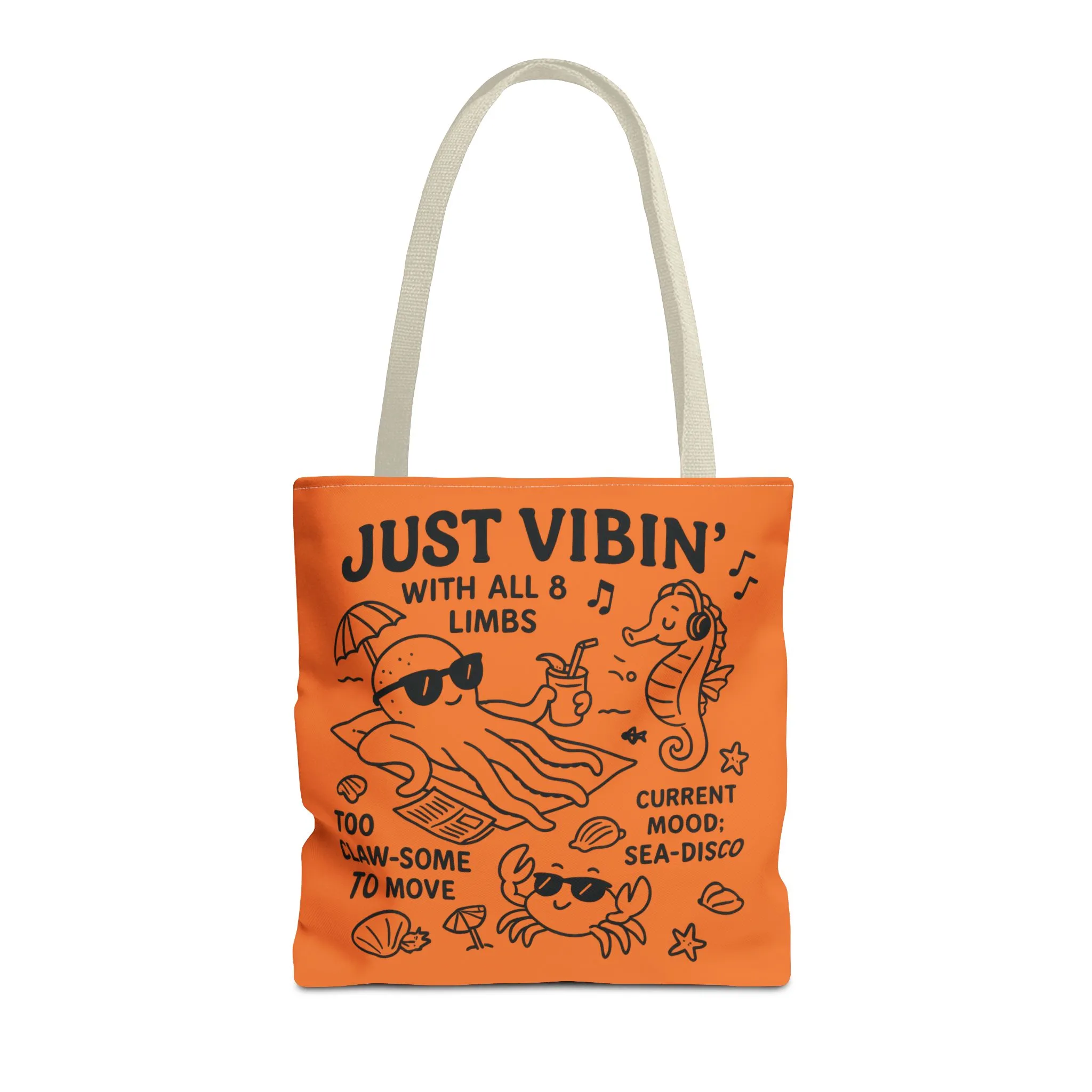 Fun Sea-Themed Tote Bag, Beach Accessories, Summer Vibes, Gift for Ocean Lovers, Reusable Shopping Bag, Cute Beach Tote - Image 21