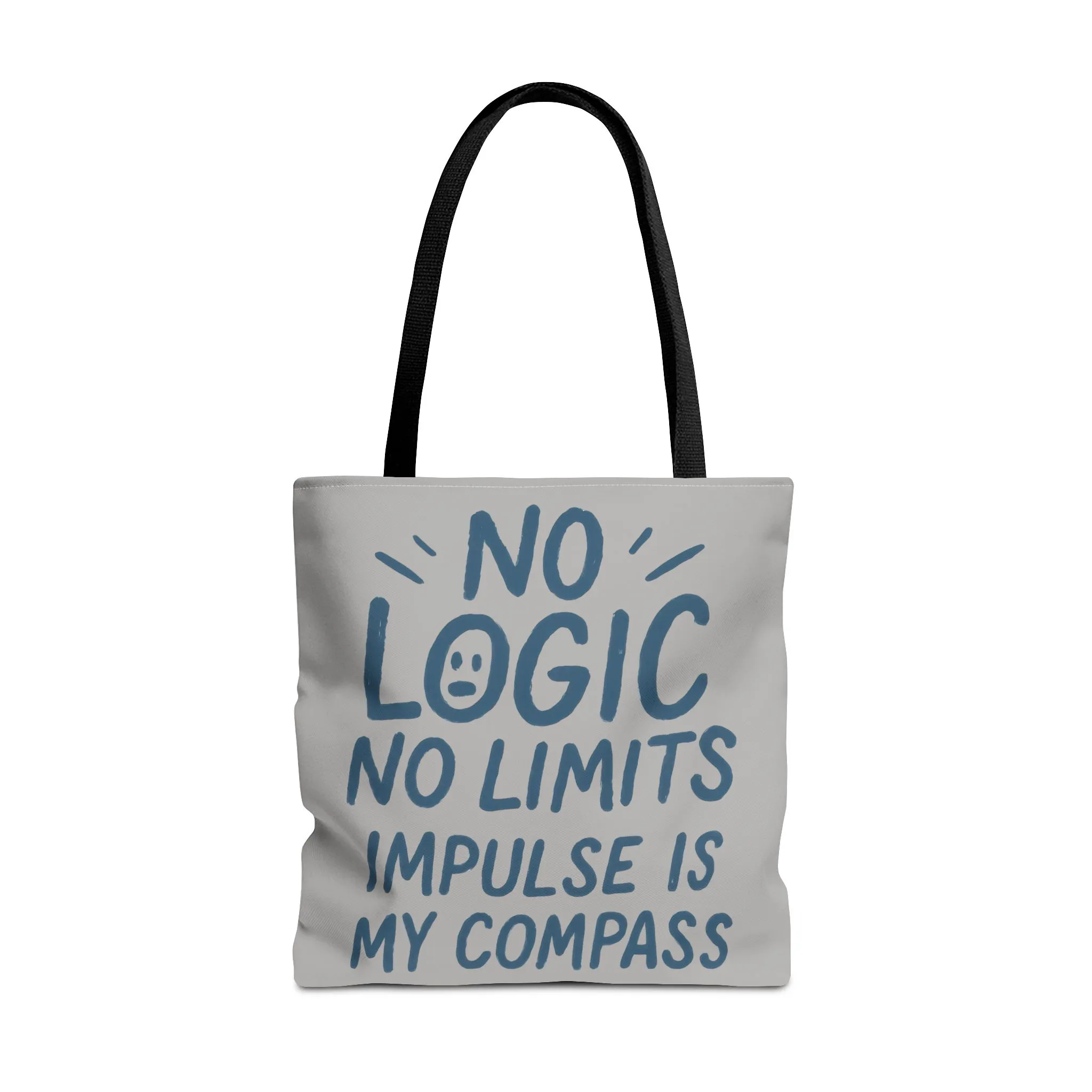 Impulse Is My Compass Tote Bag, Motivational Tote, Reusable Shopping Bag, Perfect Gift for Friends, Everyday Carry, Eco-Friendly - Image 9
