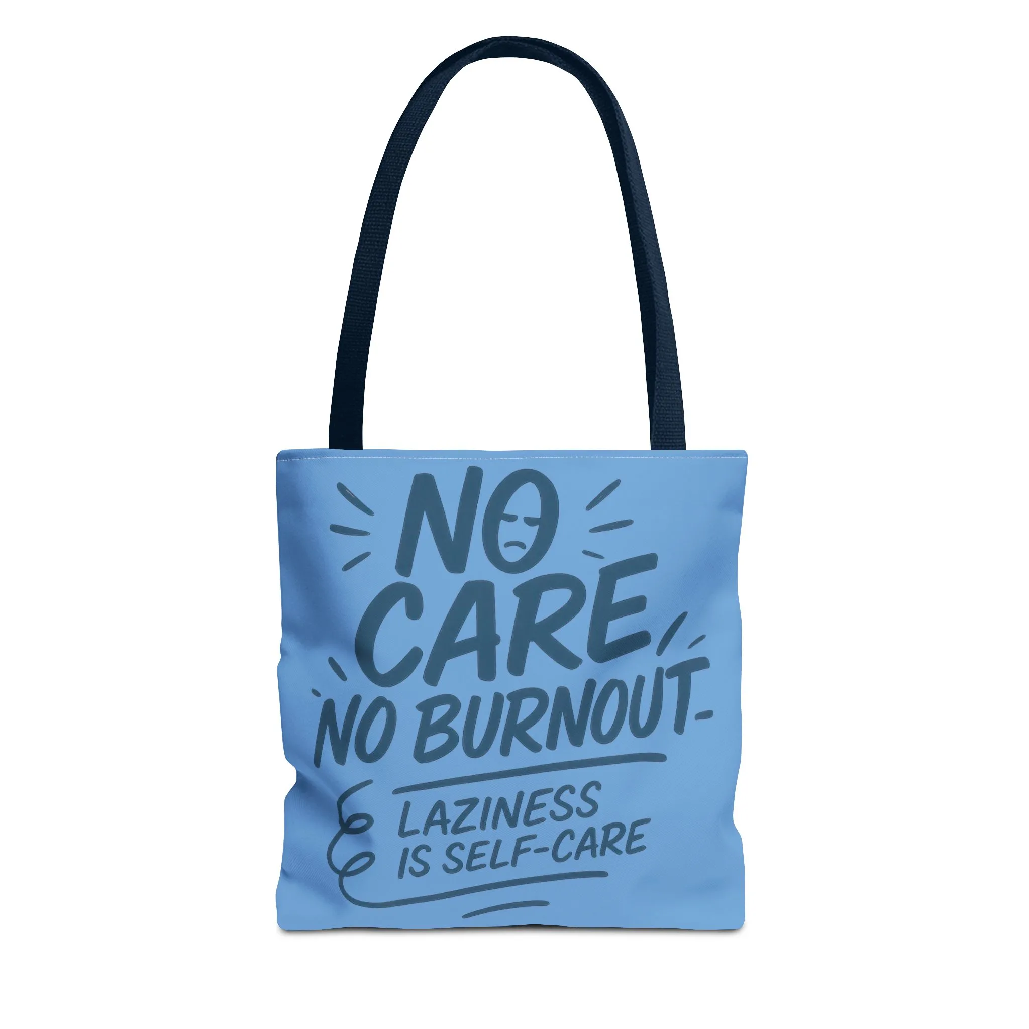 Laziness is Self-Care Funny Quote Bag, Oversized Reusable Canvas Shopping Tote, Sarcastic Self-Care Gift, Weekend Getaway, Everyday Use - Image 6