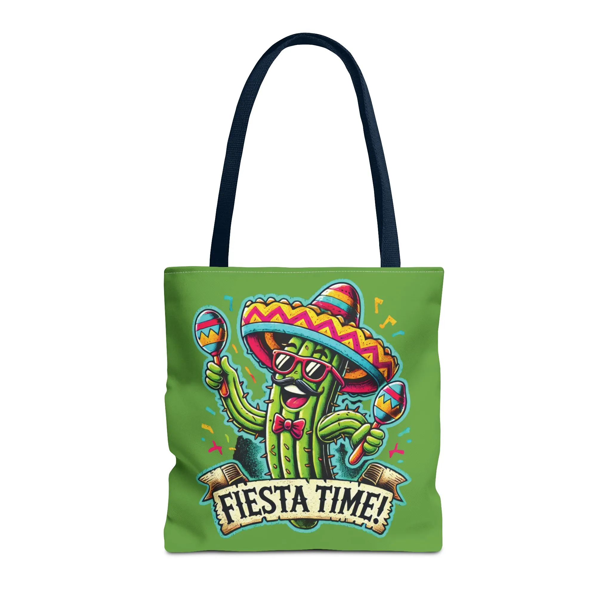 Fiesta Time Cactus Tote Bag, Funny Mexican Party Gift, Sombrero Maracas Print, Cinco de Mayo Bag, Summer Festival Tote, Beach Bag, Shopping - Image 29
