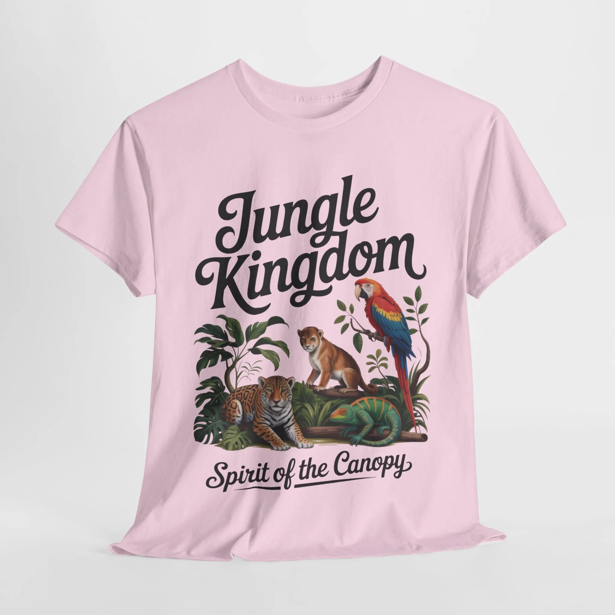 Womens Jungle Kingdom Tee - Nature Lover T-Shirt, Animal Graphic Tee, Eco-Friendly Gift, Summer Fashion, Adventure Outfit - Image 34