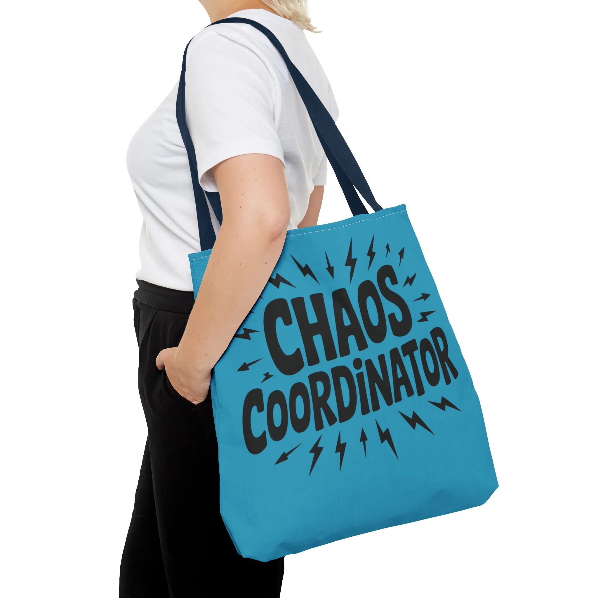 Chaos Coordinator Tote Bag, Fun Carryall for Busy Moms, Students, or Event Planners, Perfect Gift, Beach Weekender Bag, Large Tote Bag - Image 4