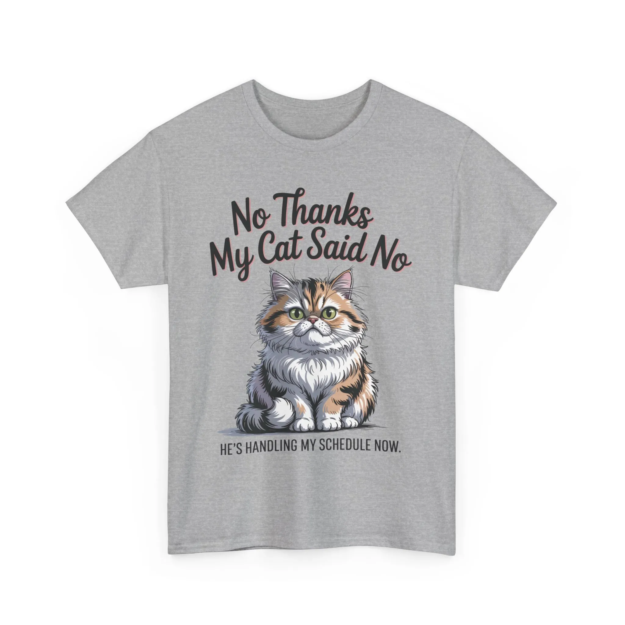 Funny Cat Quote Tee, Womens Heavy Cotton T-Shirt, Pet Lover Gift, Cute Cat Apparel, Cat Mom Tee, Quirky Animal Shirt, Humor - Image 10