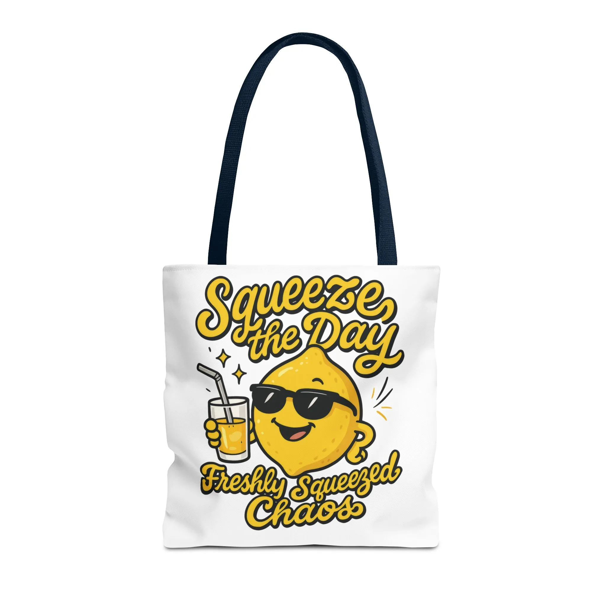 Lemon Themed Tote Bag, Squeeze the Day, Shopping Bag, Gift for Citrus Lovers, Eco-Friendly Carrier, Summer Accessory - Image 11
