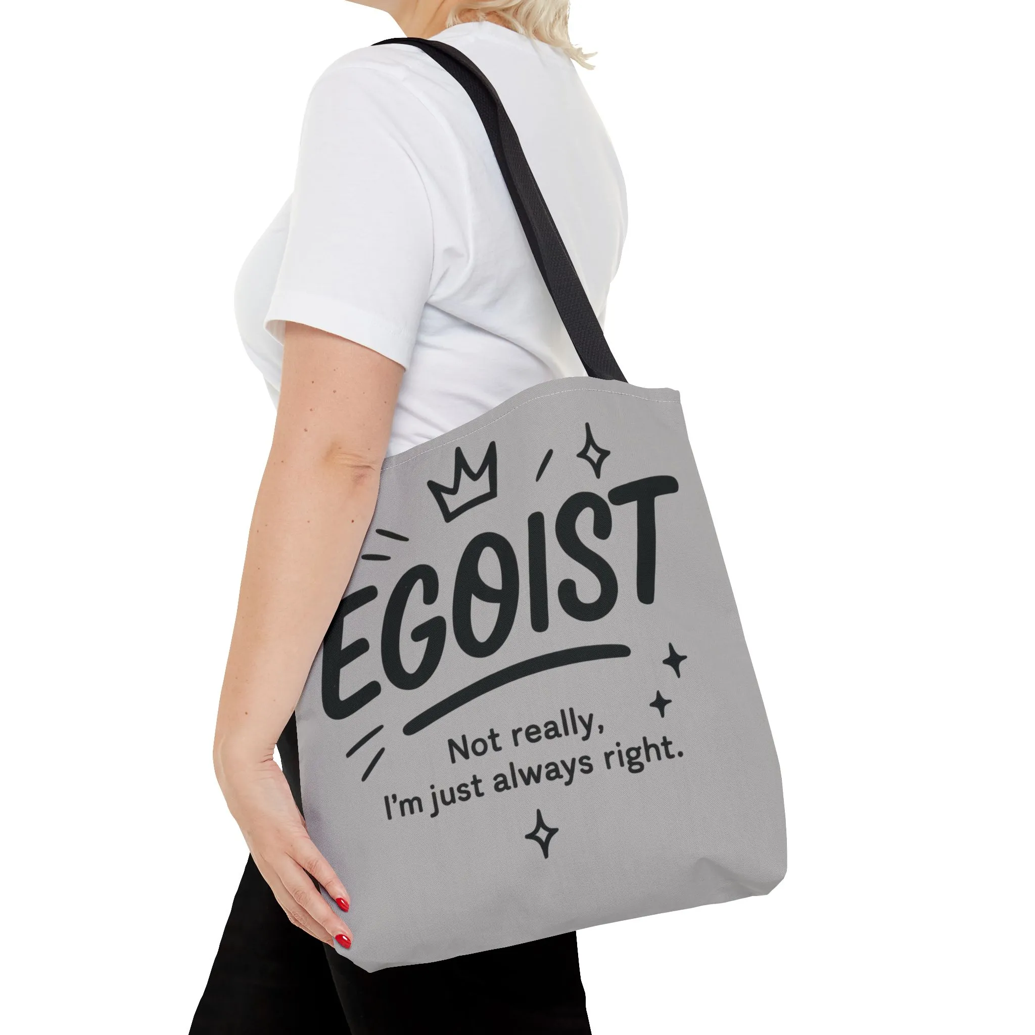 Egoist Tote Bag - Fun, Stylish Shopping Bag, Gift for Friends, Everyday Use, Quote Bag, Casual Chic Essential, Beach Tote - Image 14