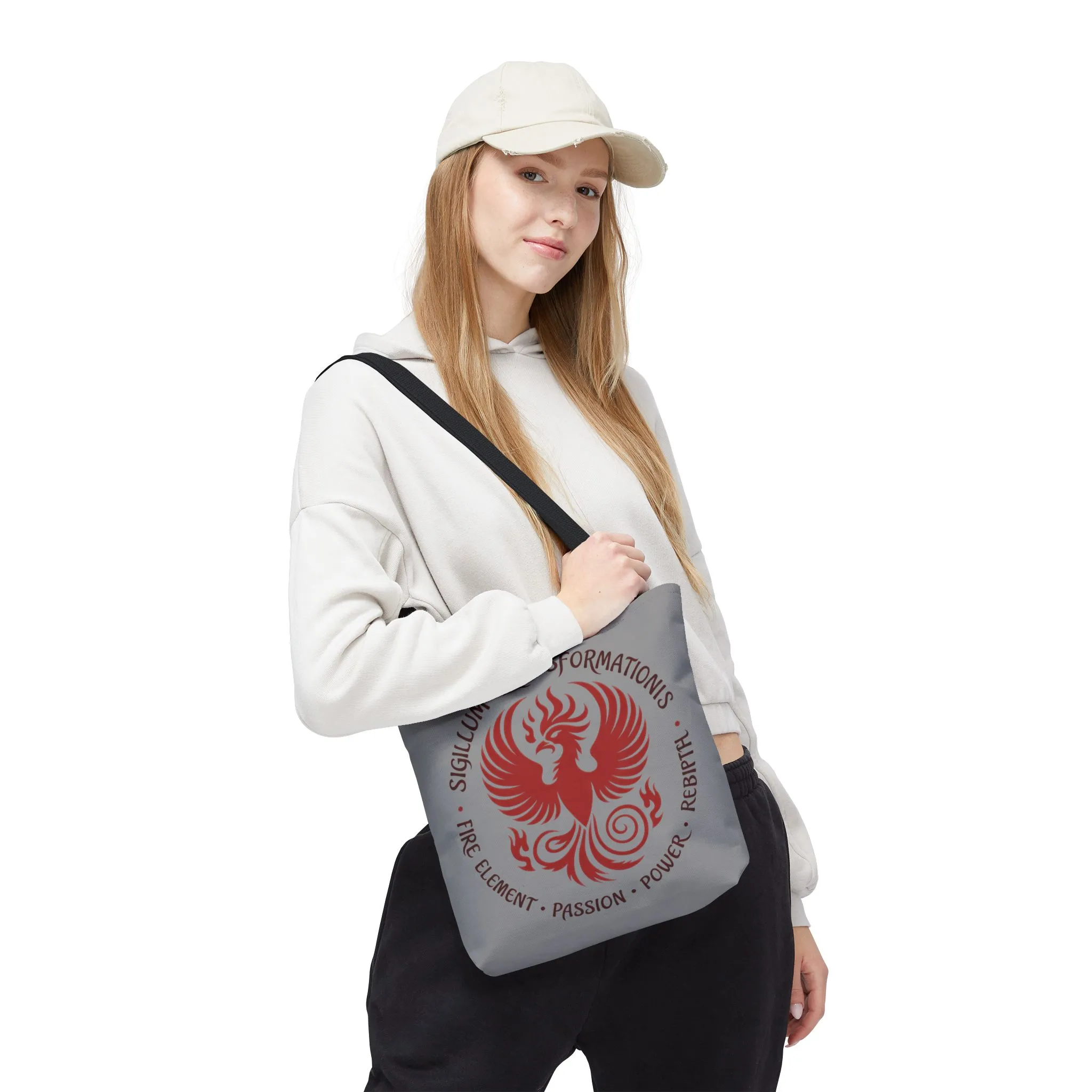 Phoenix Transformation Tote Bag, Canvas Shopper, Boho Beach Bag, Festival Accessory, Eco-Friendly Gift, Large Canvas Bag, Weekender Bag - Image 10